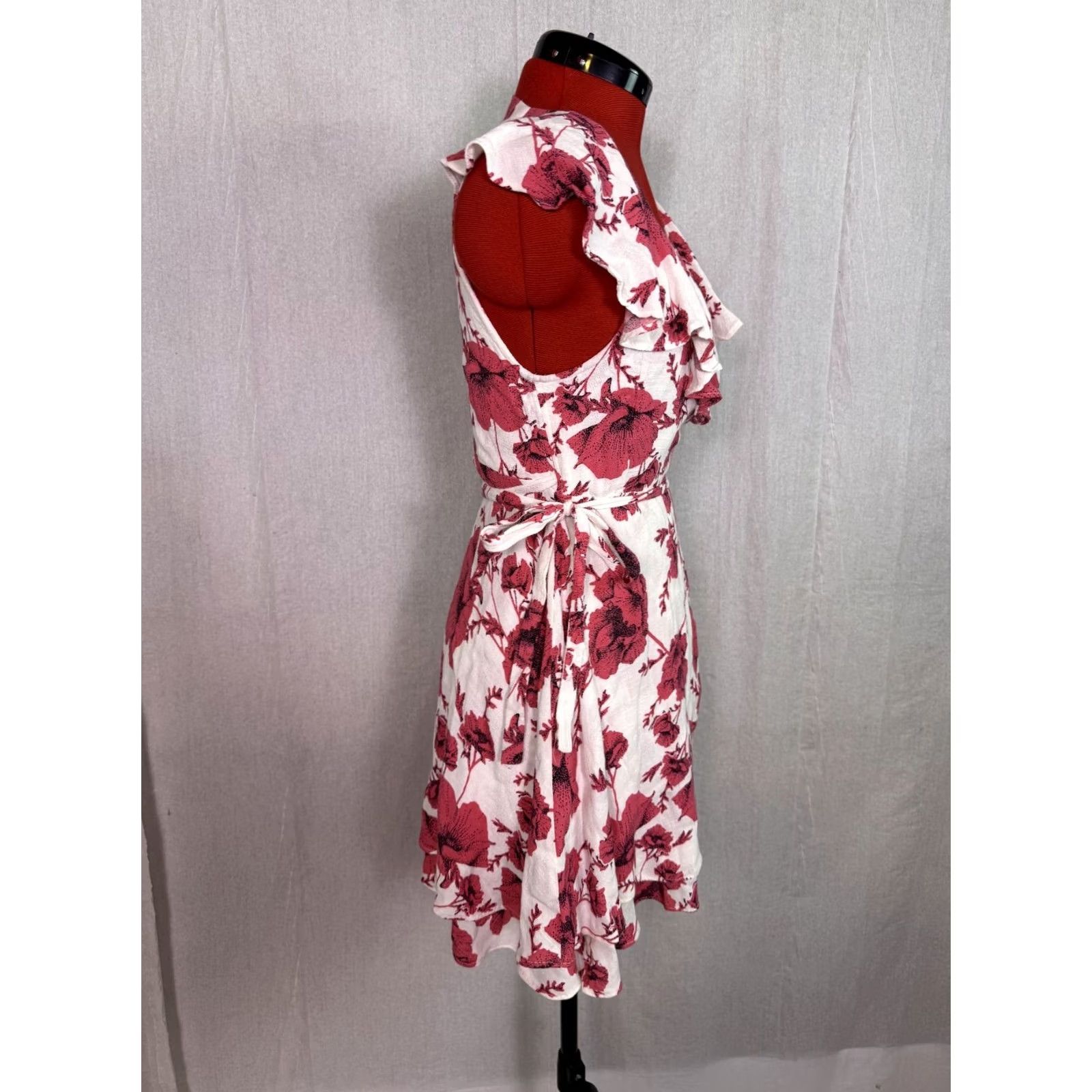 Free People Free People Womens Mini Dress Size S French Quarter Wrap Adjustable Multicolor D868 Size S / US 4 / IT 40 - 6 Thumbnail
