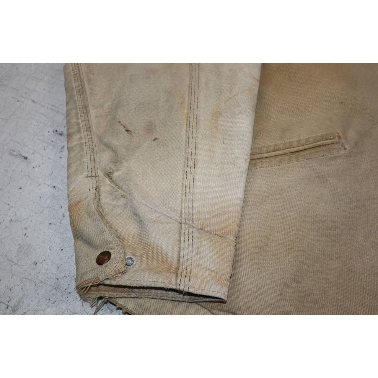 Carhartt Vintage 80s Carhartt Detroit Jacket XL Tan Canvas Workwear Size US XL / EU 56 / 4 - 14 Thumbnail