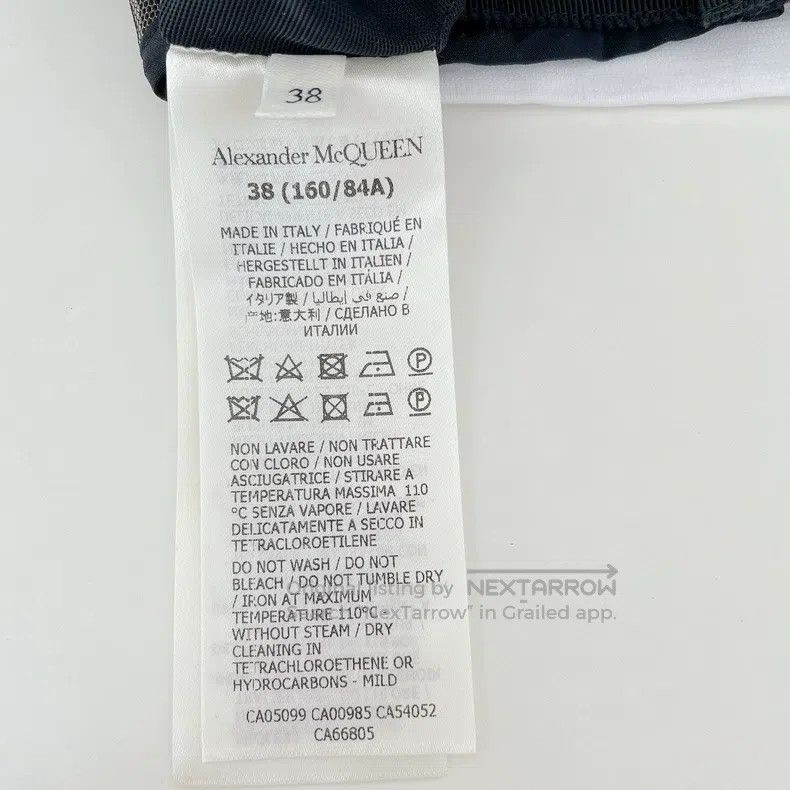 Alexander McQueen Alexander Mcqueen White fishbone short sleeves Size XS / US 0-2 / IT 36-38 - 7 Thumbnail