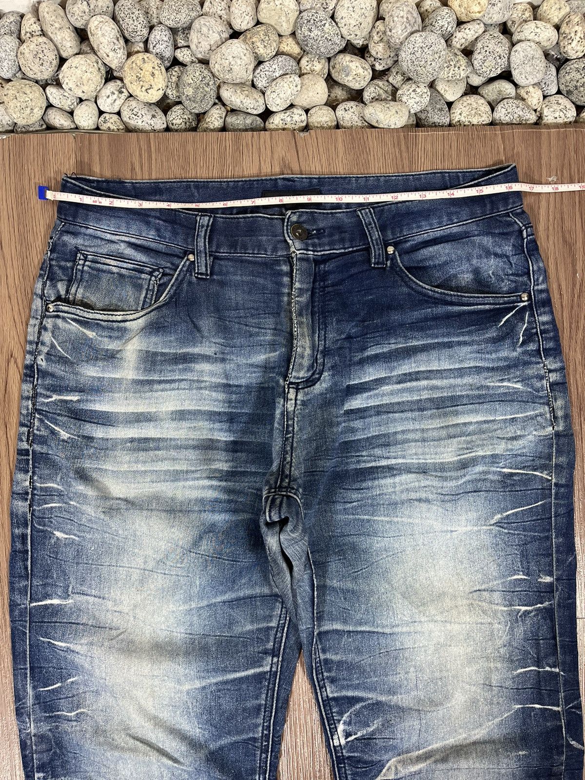Japanese Brand × semanticdesign Semantic Design Clawmark Relaxed Jeans Size US 33 - 9 Thumbnail