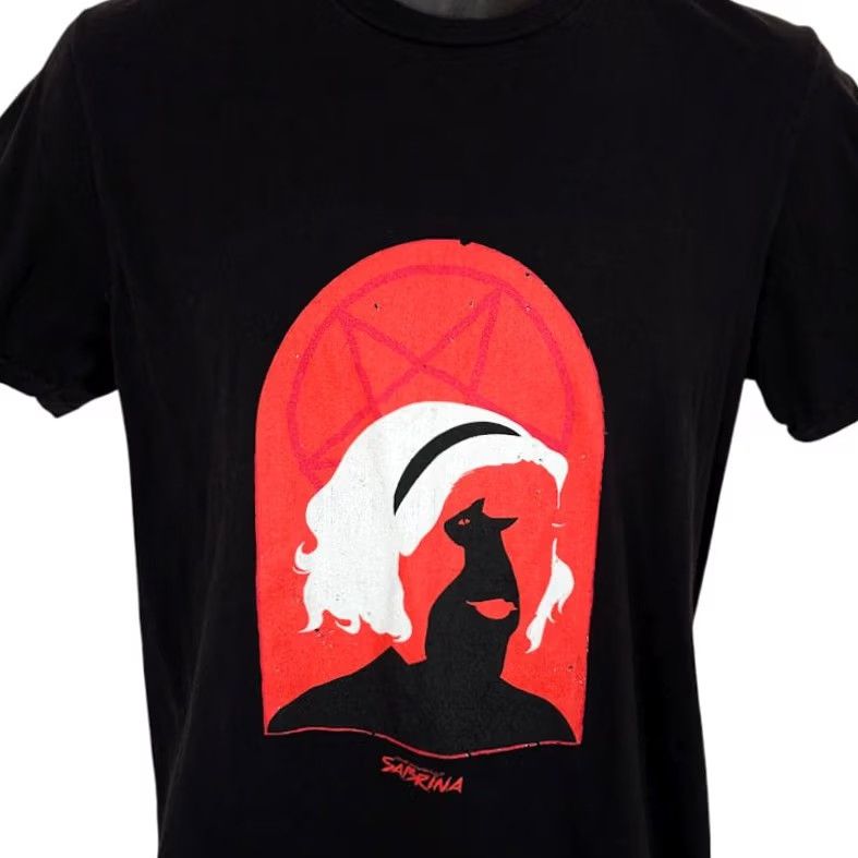 Vintage Chilling Adventures Of Sabrina T Shirt Mens Size Medium Black Archie Comics Size US M / EU 48-50 / 2 - 2 Thumbnail