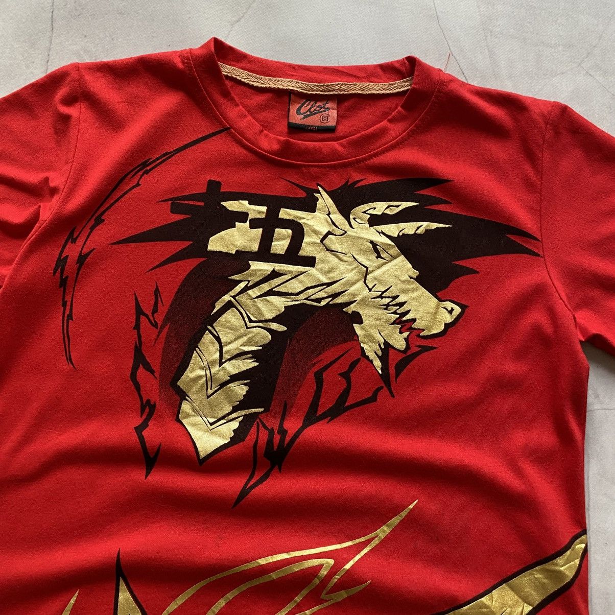 CLOT CLOT Chinese Inspiration Hieroglyph Big Logo T-Shirt Y2K Size US L / EU 52-54 / 3 - 3 Thumbnail