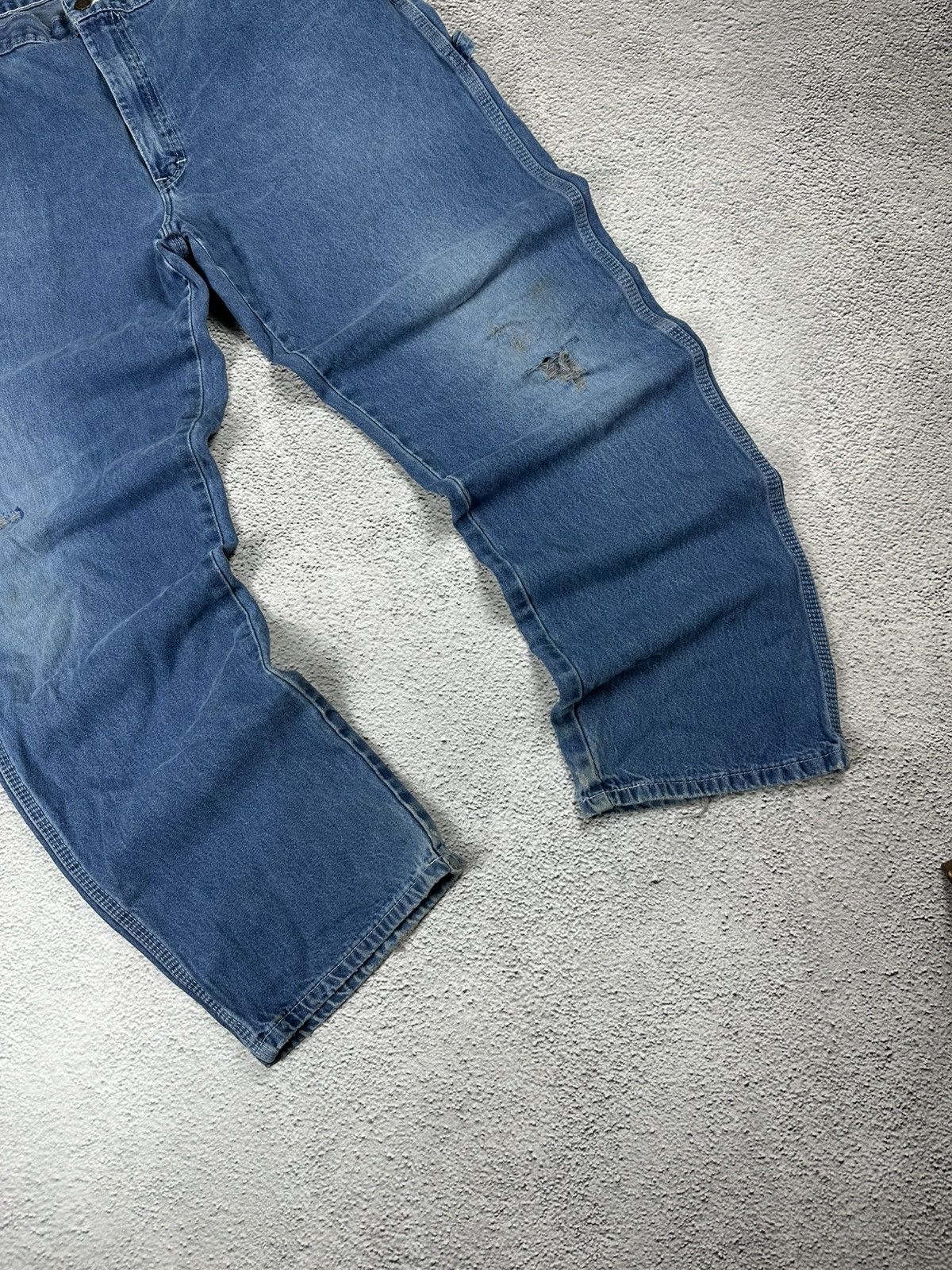 Dickies Vintage Dickies Washed Denim Blue Jeans Carpenter Y2K Baggy Size US 38 / EU 54 - 7 Thumbnail