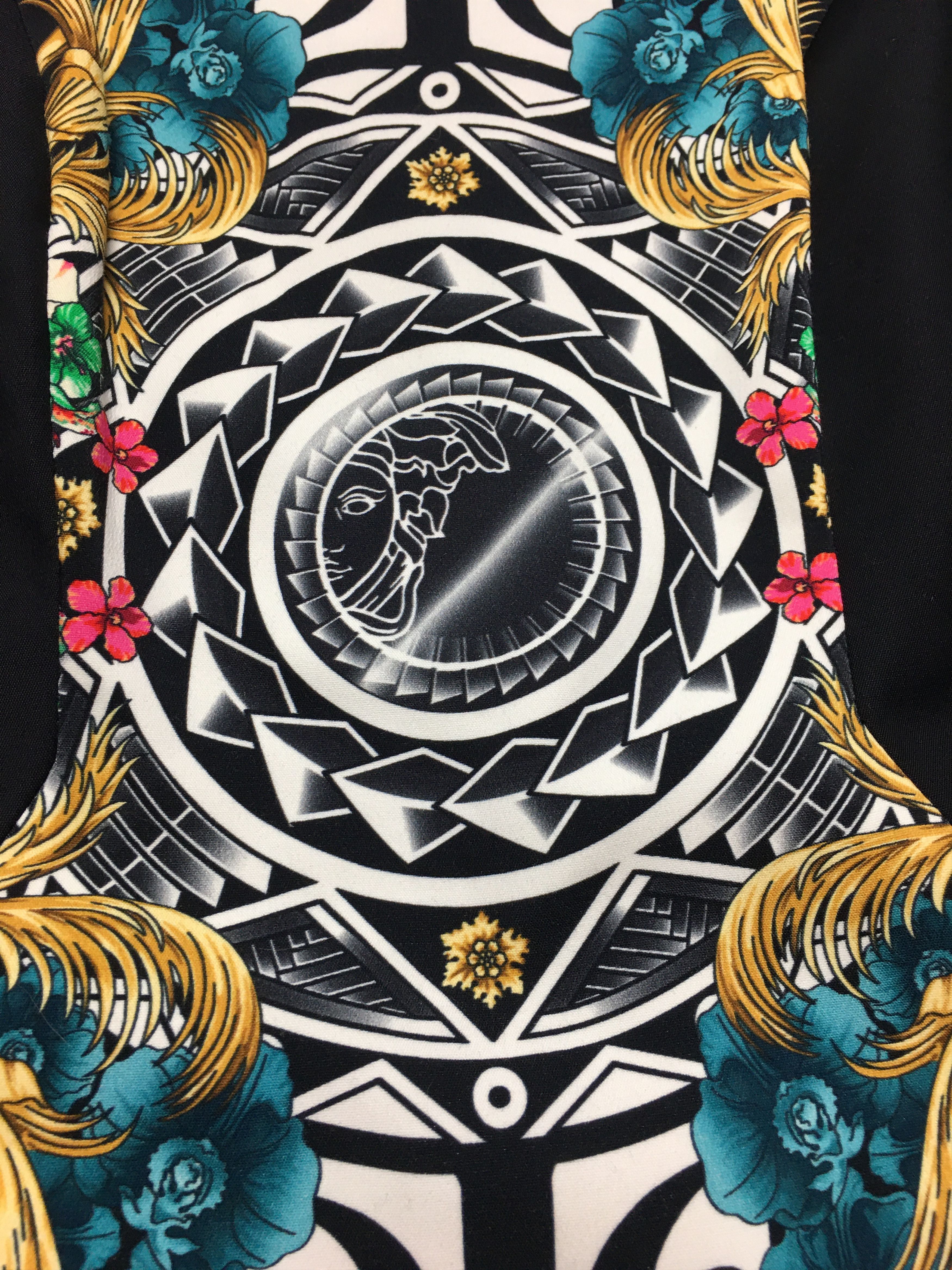 Versace Versace Collection Baroque Aztec Sleeveless Sheath Dress Size L / US 10 / IT 46 - 9 Thumbnail