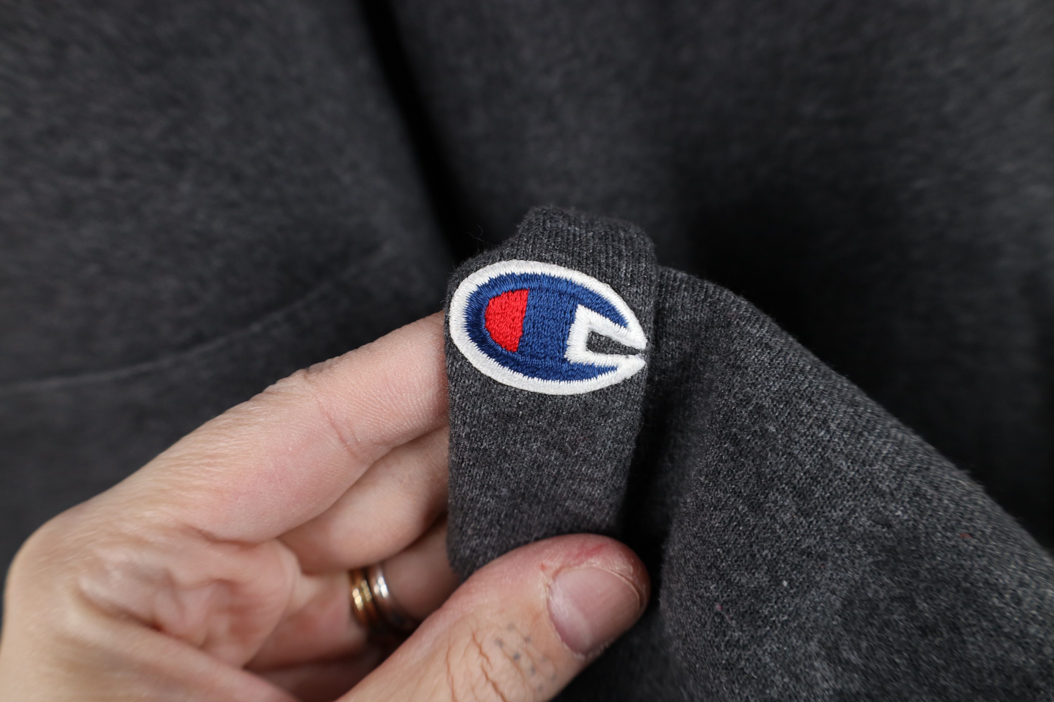 Champion Vintage Champion Boxing Hoodie Sweatshirt Heather Gray Size US L / EU 52-54 / 3 - 4 Thumbnail