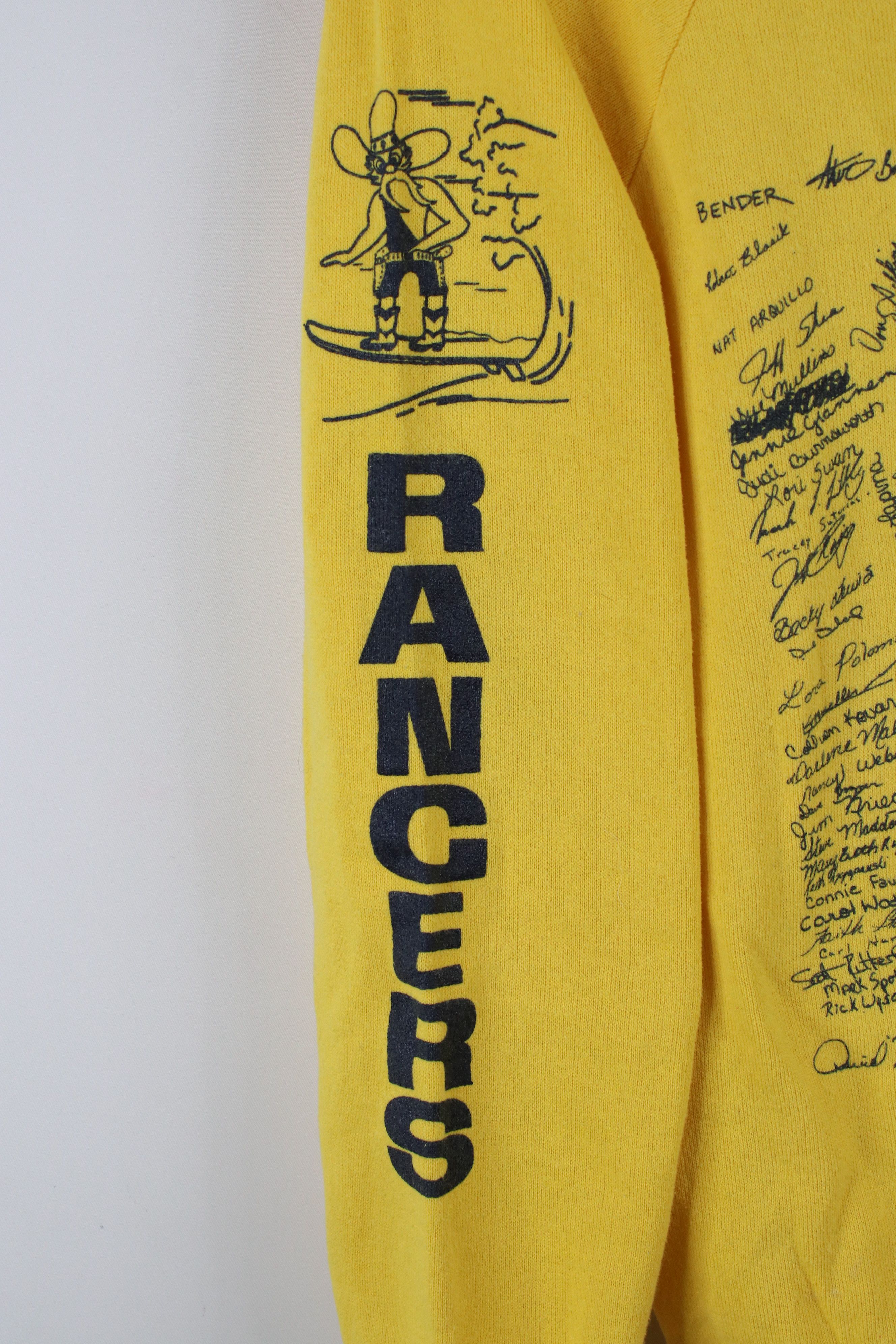 Vintage Vintage 80s Rangers High School Year Book Sweatshirt USA Size M / US 6-8 / IT 42-44 - 4 Thumbnail