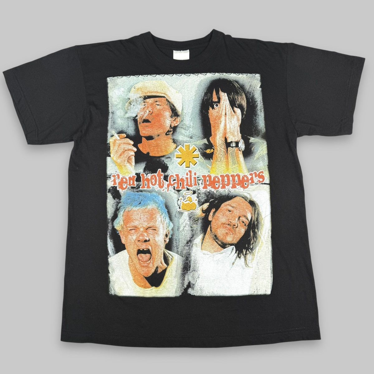 Band Tees Vintage 90s Red Hot Chili Peppers Members RHCP Euro T Shirt Size US L / EU 52-54 / 3 - 1 Thumbnail