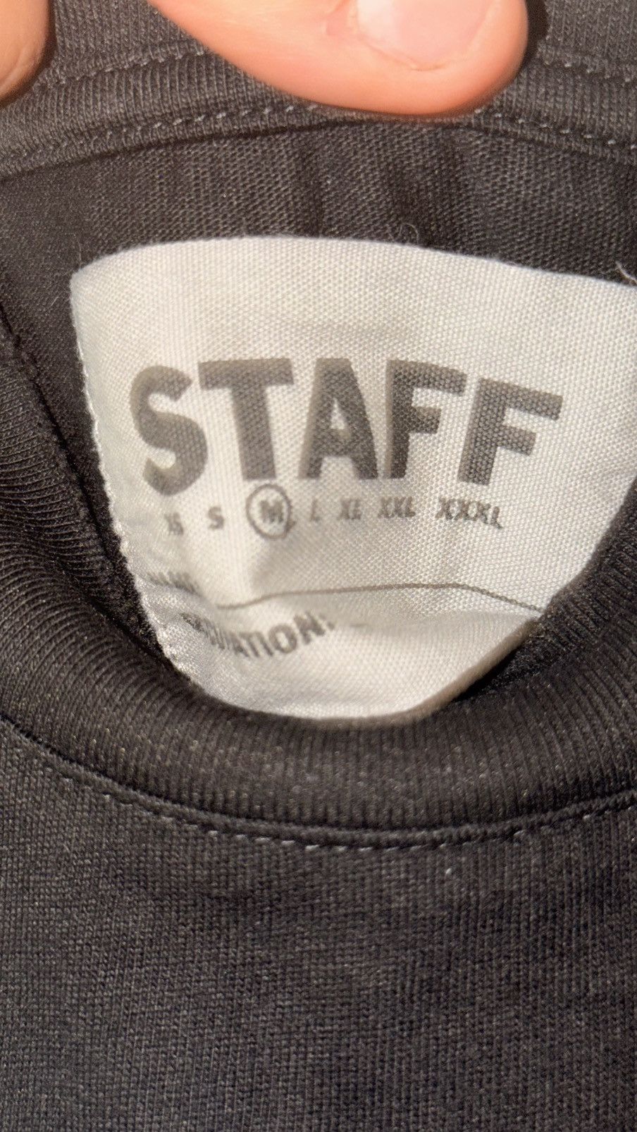 STAFF WORKFORCE STAFFWORKFORCE Survivors Guilt Tee (BLACK) Size US M / EU 48-50 / 2 - 4 Thumbnail