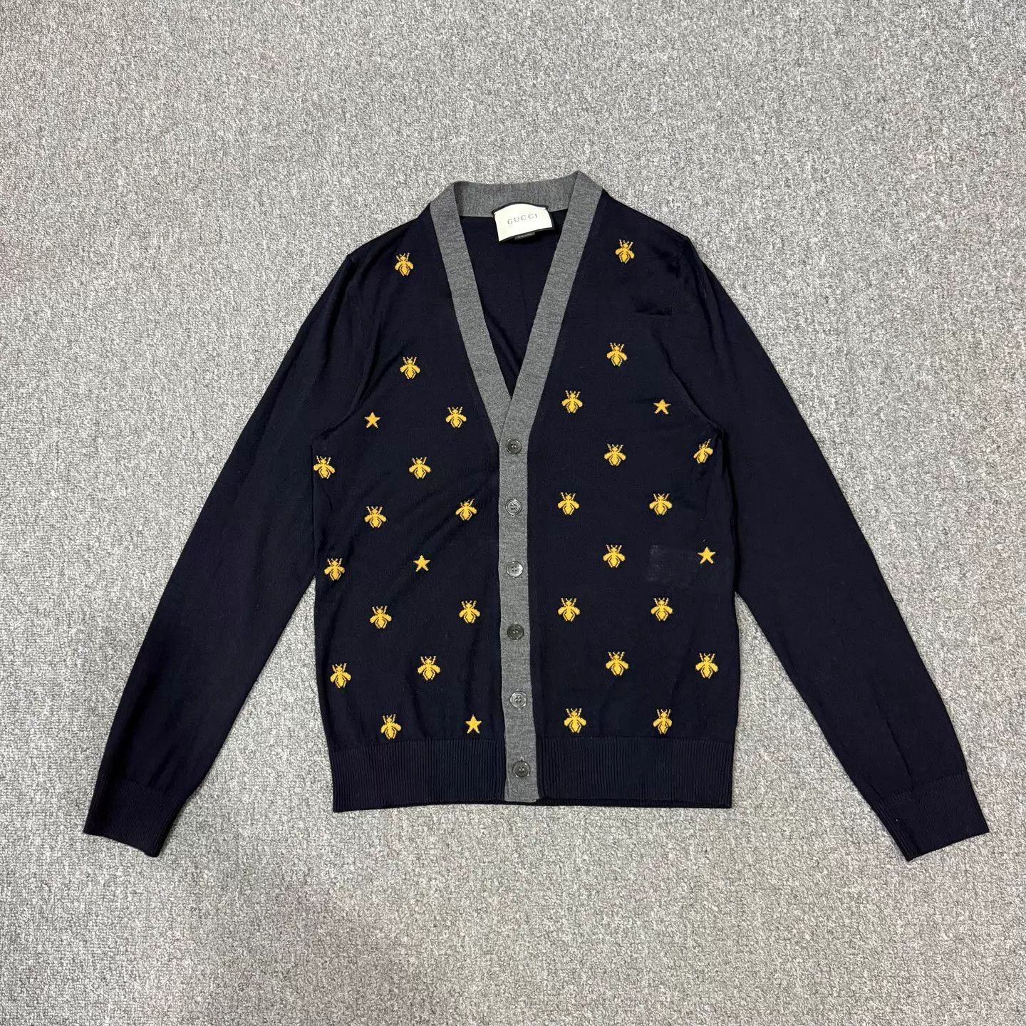 Gucci Gucci Bee Cardigan M 99 New Size US M / EU 48-50 / 2 - 1 Thumbnail