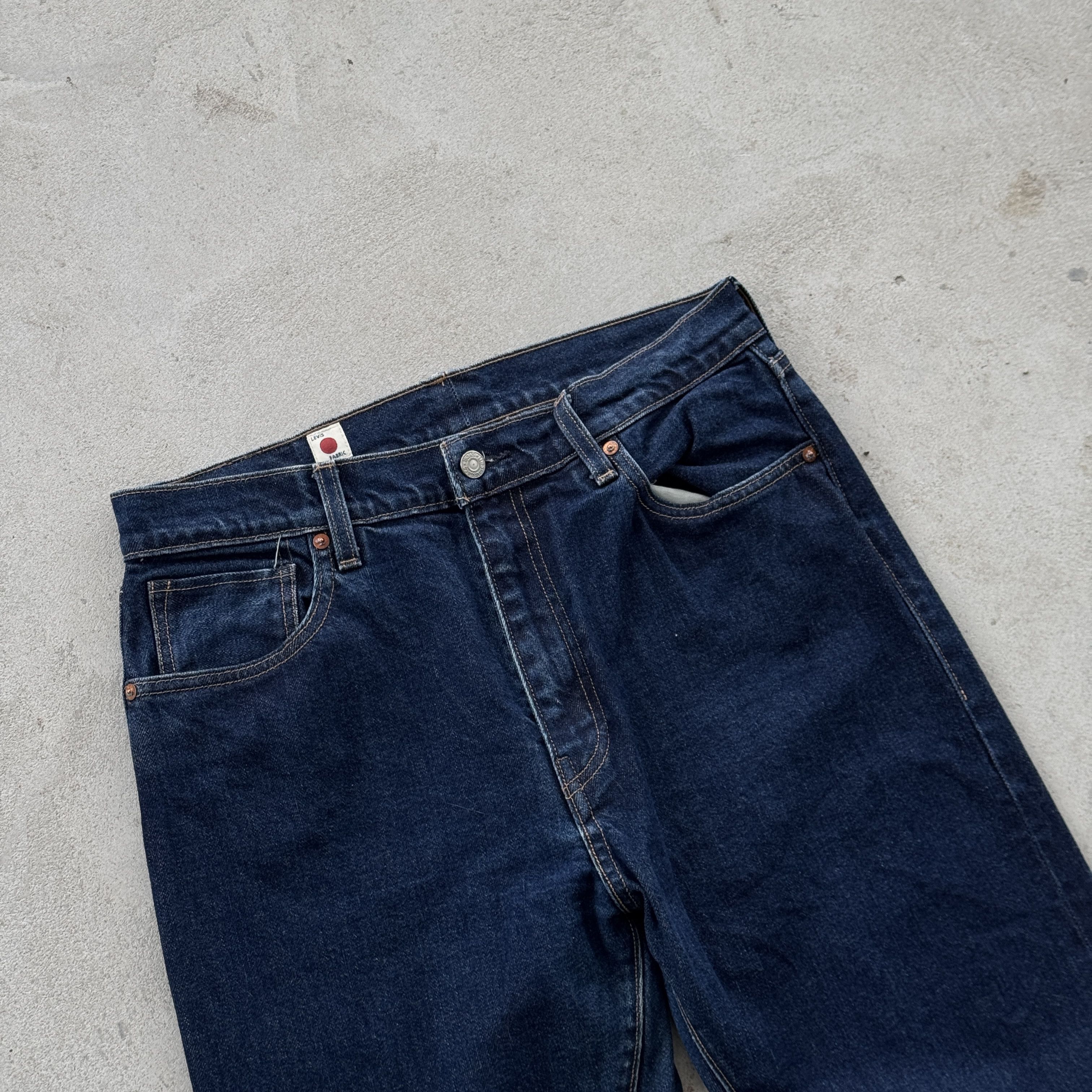 Levi's Vintage Levi's Fabric High-Rise Slim Salvedge Denim Jeans Size US 31 - 5 Thumbnail