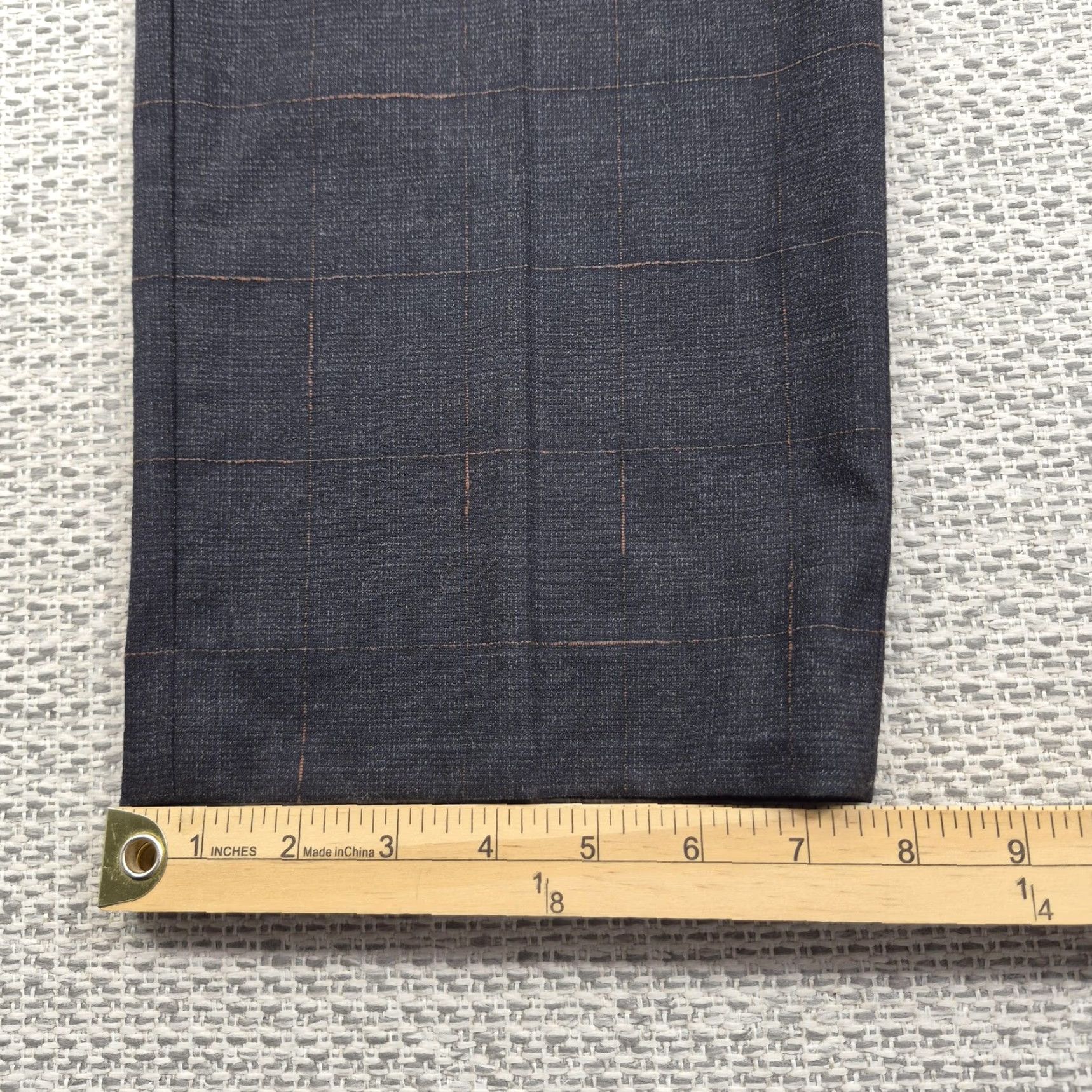 Murano Murano Alex Fit Dress Pants Mens 38x32 Gray Plaid Flat Straight Leg Business Size US 38 / EU 54 - 7 Thumbnail