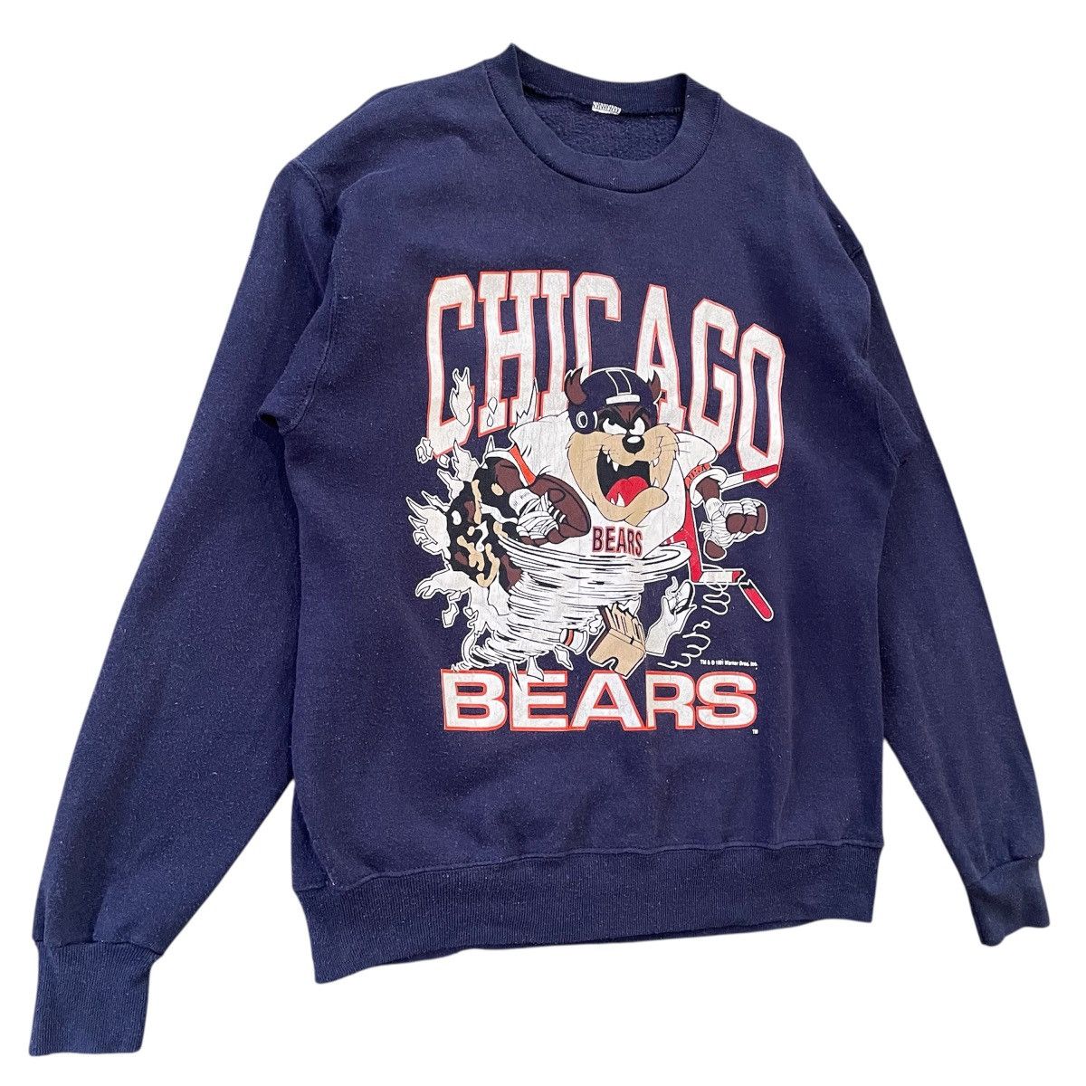 Vintage Vintage Chicago Bears Tasmanian Devil NFL Looney Tunes Size US M / EU 48-50 / 2 - 2 Thumbnail