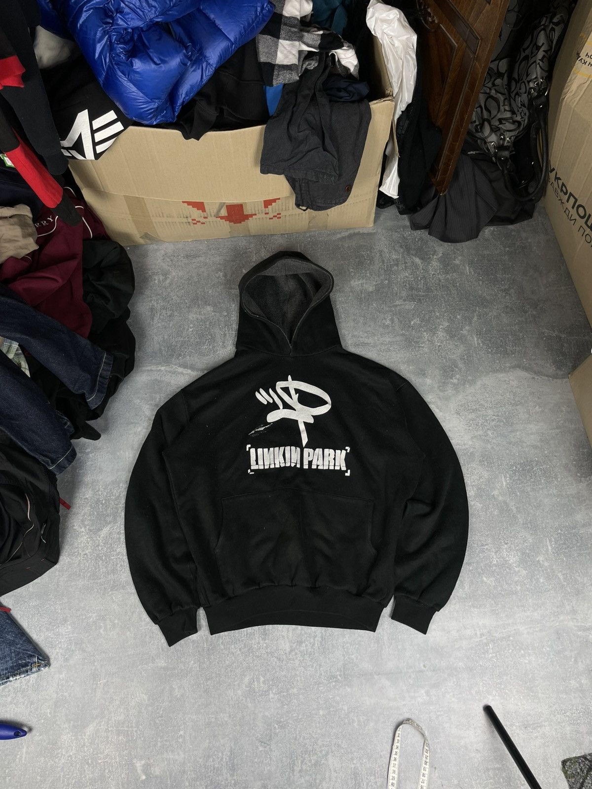 Band Tees Vintage 00ss Linkin Park black big logo hoodie Size US M / EU 48-50 / 2 - 1 Thumbnail