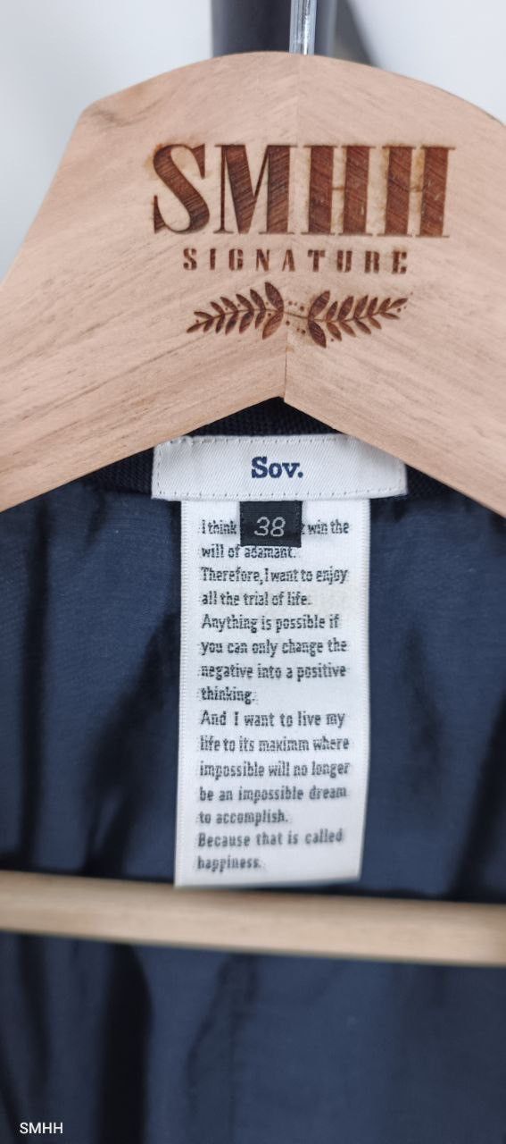 Japanese Brand Sov. Navy Blue Long Cardigan - Japanese Minimalist (Size 38) Size S / US 4 / IT 40 - 10 Thumbnail