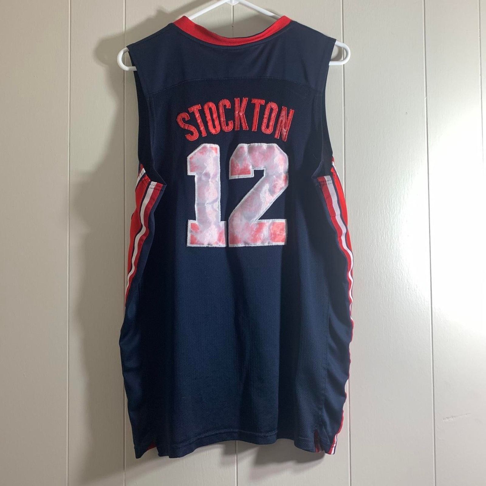 Nike vintage Y2K 2000 USA OLYMPIC BASKETBALL JOHN STOCKTON jersey Size US M / EU 48-50 / 2 - 5 Thumbnail