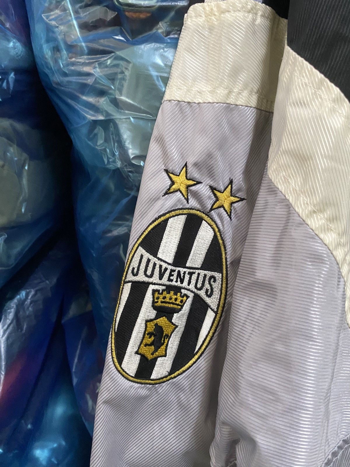 Kappa Vintage Kappa x Juventus Windbreaker Jacket - Black/Grey Size US M / EU 48-50 / 2 - 6 Thumbnail