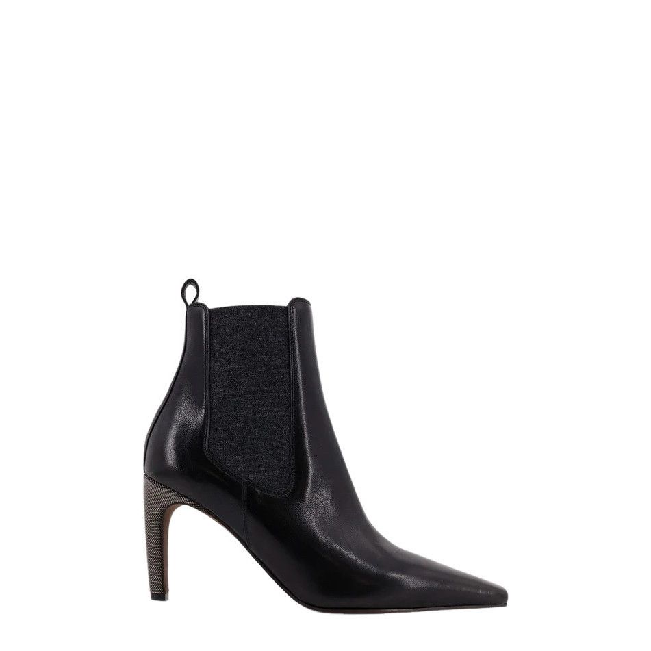 BRUNELLO CUCINELLI Black 80mm Ankle Boots New & Authentic (W