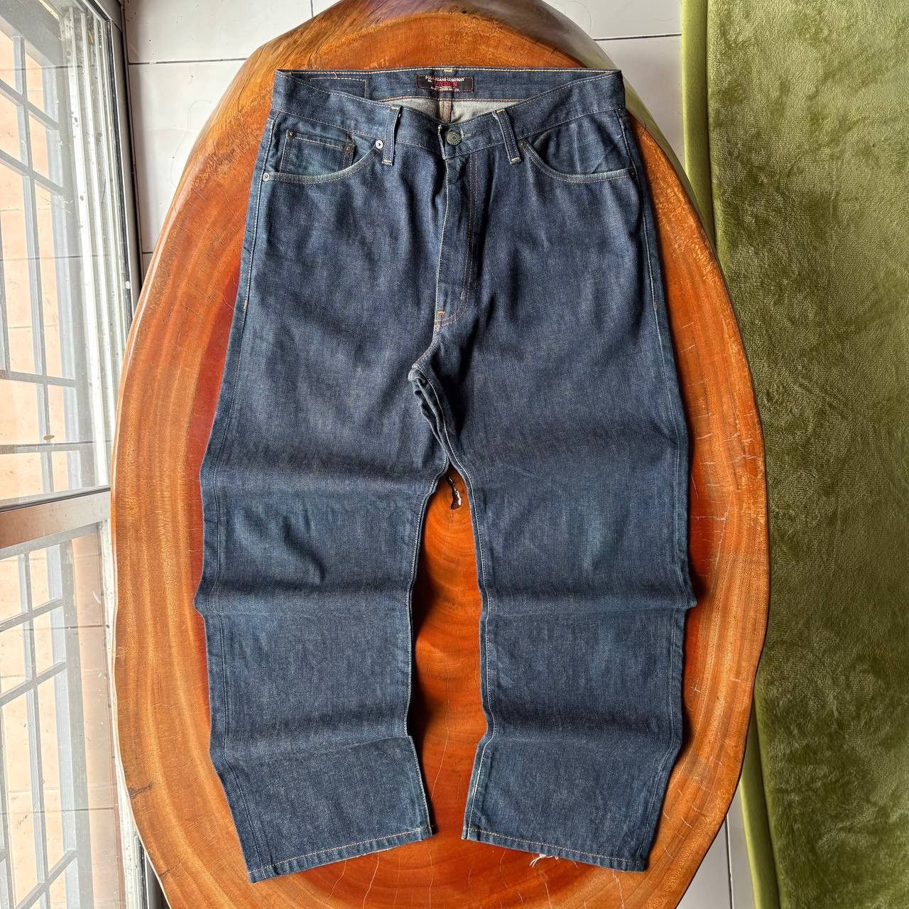 Polo Ralph Lauren Polo Ralph Lauren Company Hayden Cuff Indigo Jeans Pants Size US 33 - 1 Thumbnail