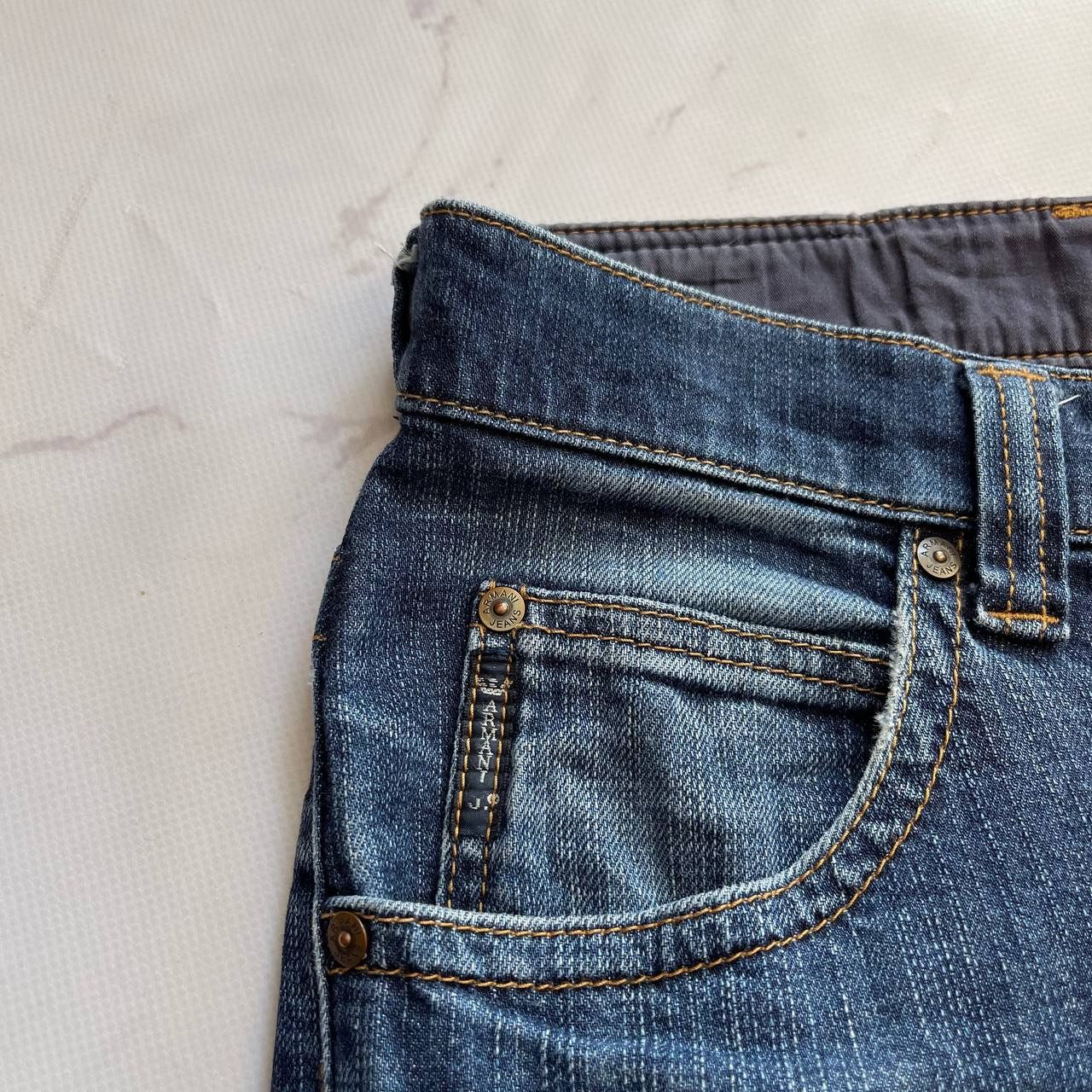 Armani Armani Metal Logo Jeans denim pants vintage y2k streetwear Size US 31 - 4 Thumbnail