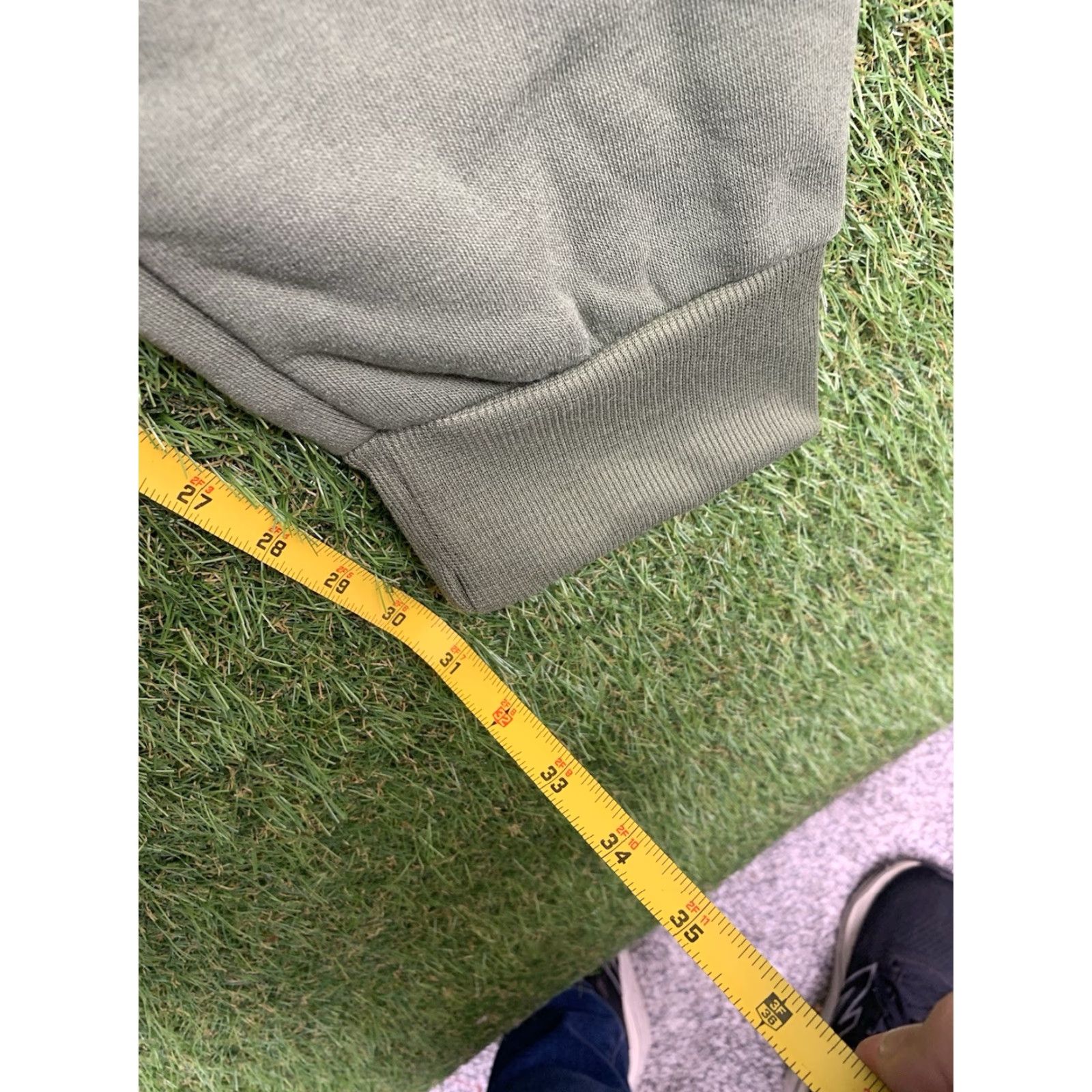 Vintage Ultra Performance Sweatpants Mens Large Fleece Joggers Green Y2K Tech Drawstring Sports Pants Regular Size L Men Quartered? Size US 33 - 5 Thumbnail