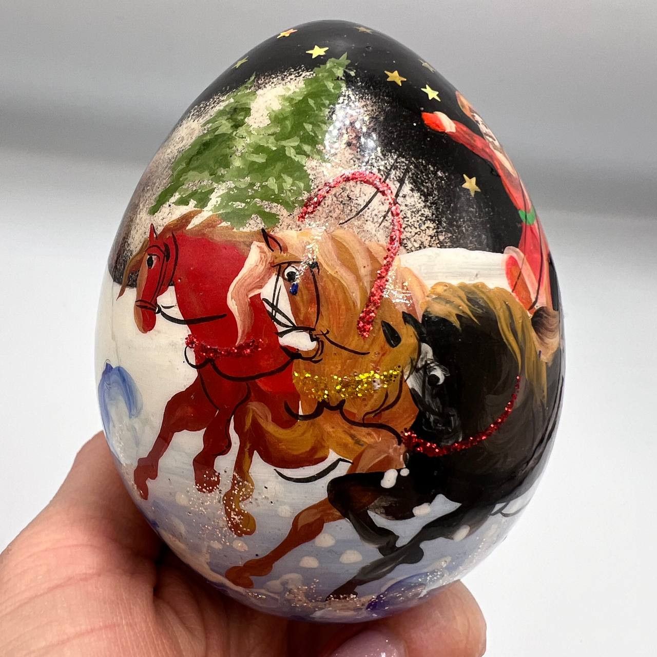 Handmade × Vintage Vintage Hand Painted Wooden Wood Lacquer Figure Souvenir Size ONE SIZE - 2 Thumbnail