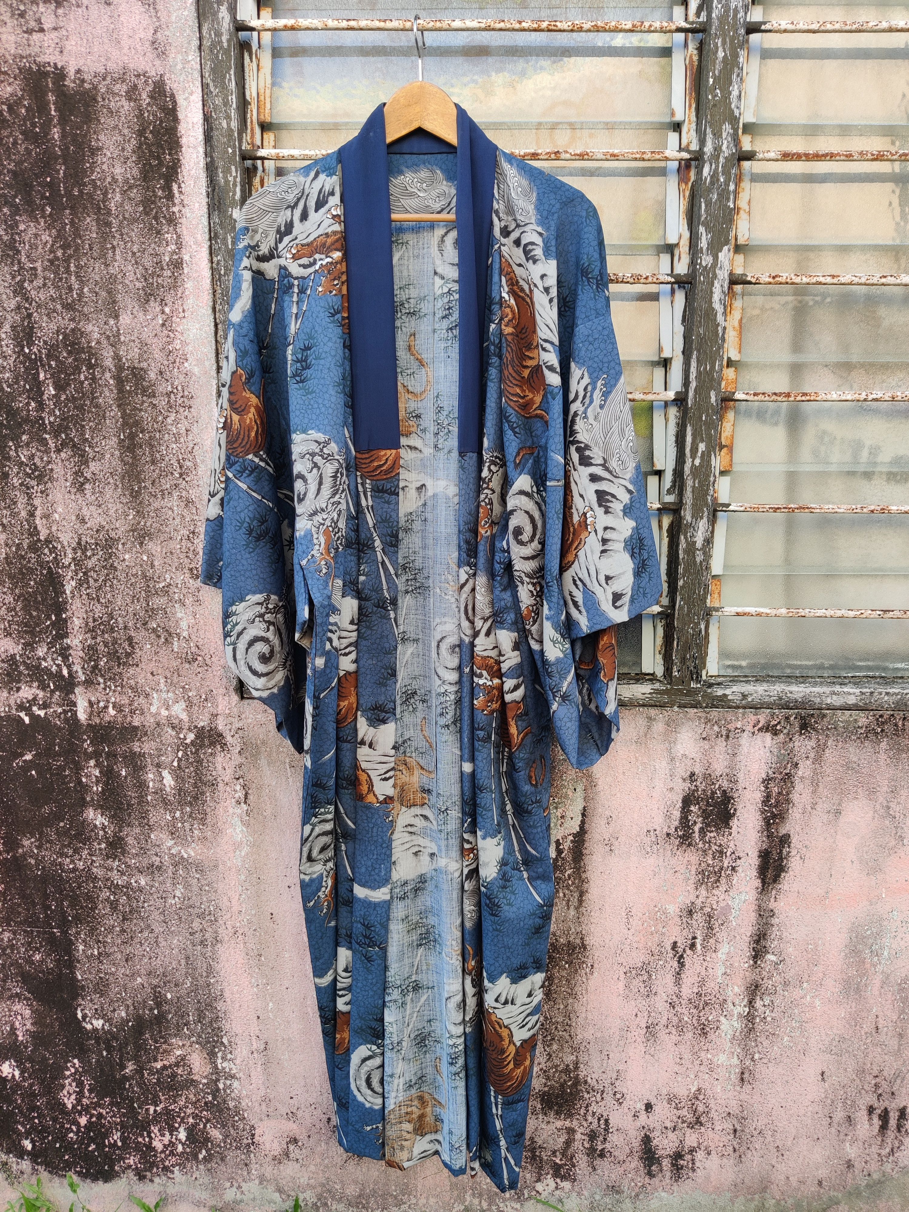 Japanese Brand 🔥Offer Me🔥 Vintage Japanese Tiger OVP Kimono Jacket Size US XL / EU 56 / 4 - 3 Thumbnail