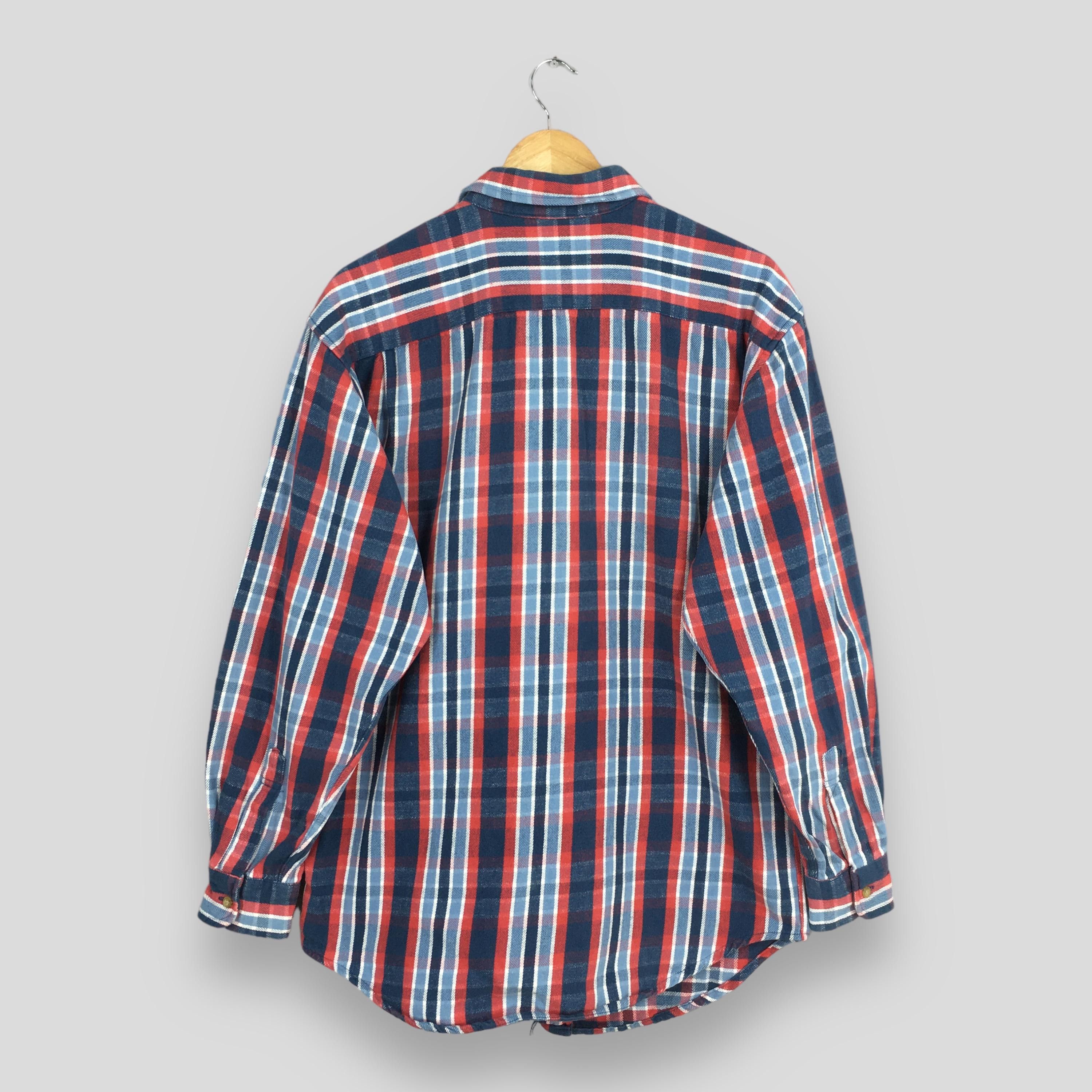 Vintage 90s Wrangler Checkered Multicolor Shirt Large