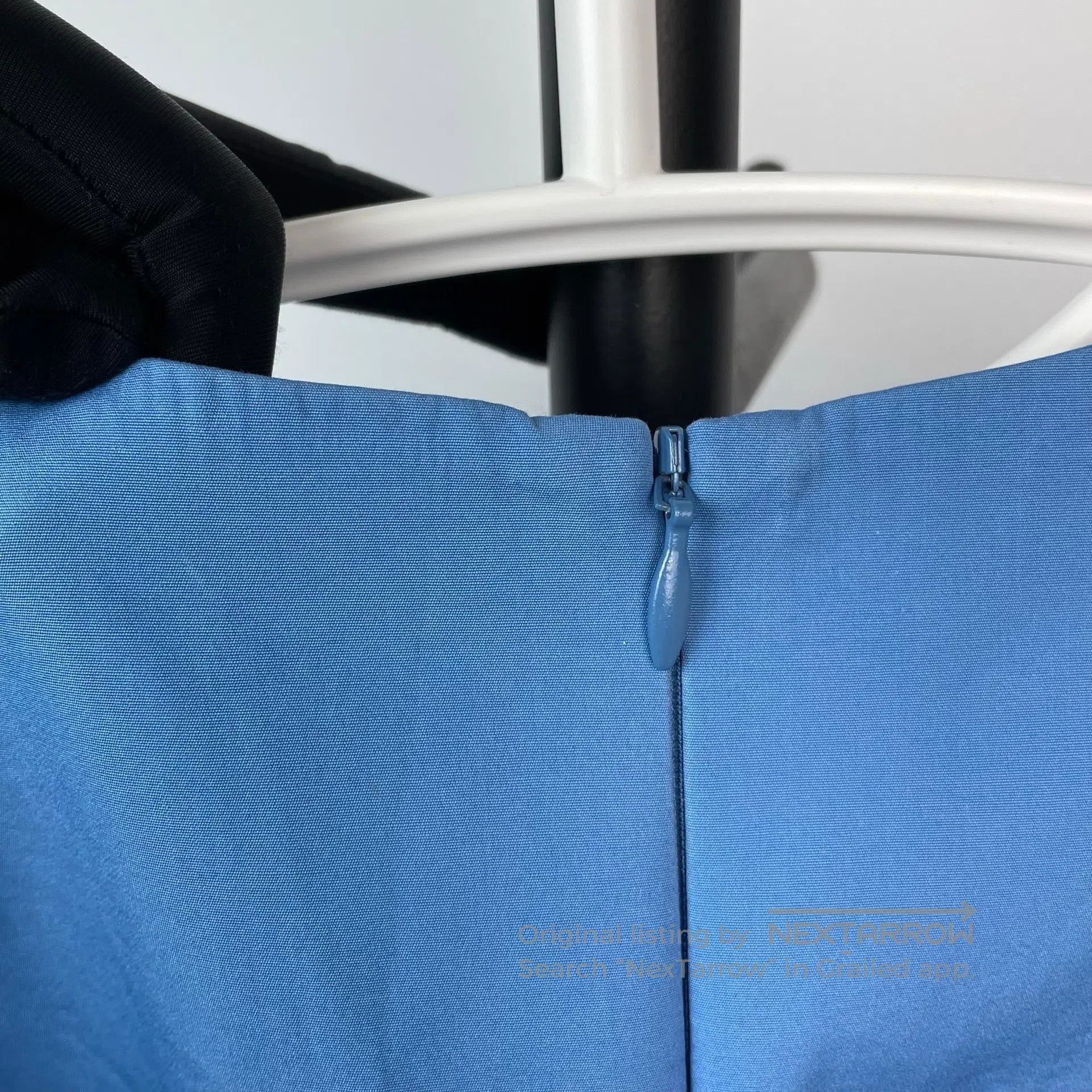 Miu Miu Miu Miu Embroidered Logo Blue Pocket Round Neck Long Dress Size S / US 4 / IT 40 - 9 Thumbnail