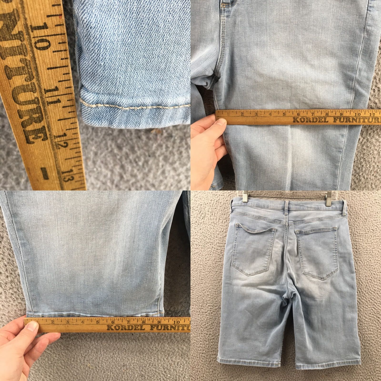 Banana Republic Banana Republic Chino Pants Mens 31/12 Regular Denim Blue 33x11.5 Inseam 11.5 Cotton Blend Midrise Size US 31 - 8 Thumbnail