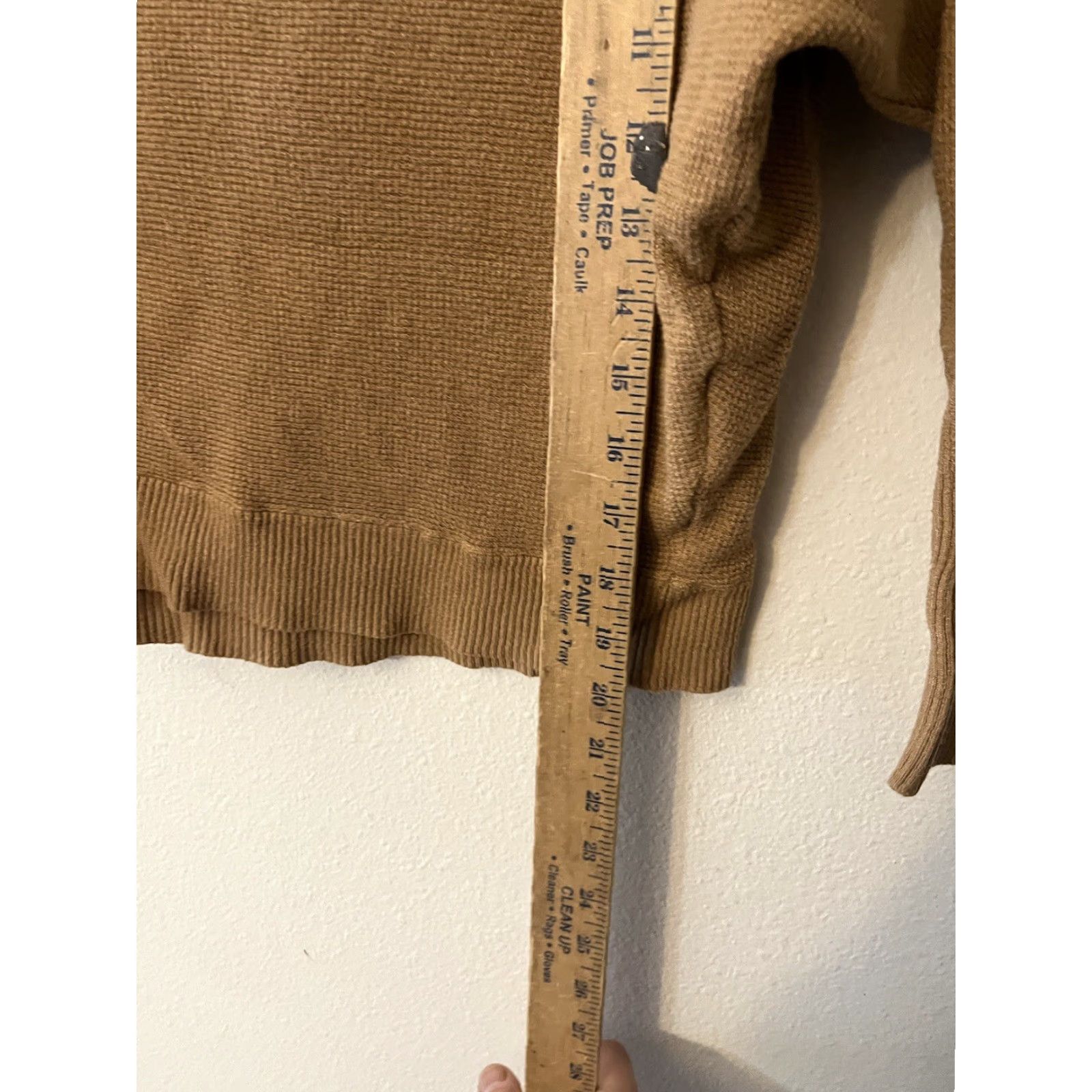 Vintage T Tahari Women’s Large Brown Knit Dolman Long Sleeve Round Neck Sweater Size L / US 10 / IT 46 - 5 Thumbnail