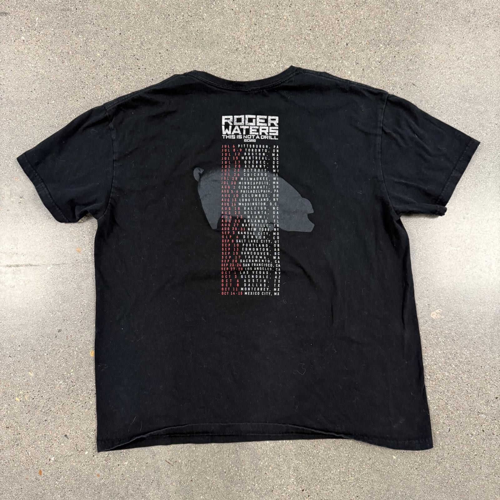 Pink Floyd Official Roger Waters This Is Not A Drill Tour Shirt XL Size US XL / EU 56 / 4 - 6 Thumbnail