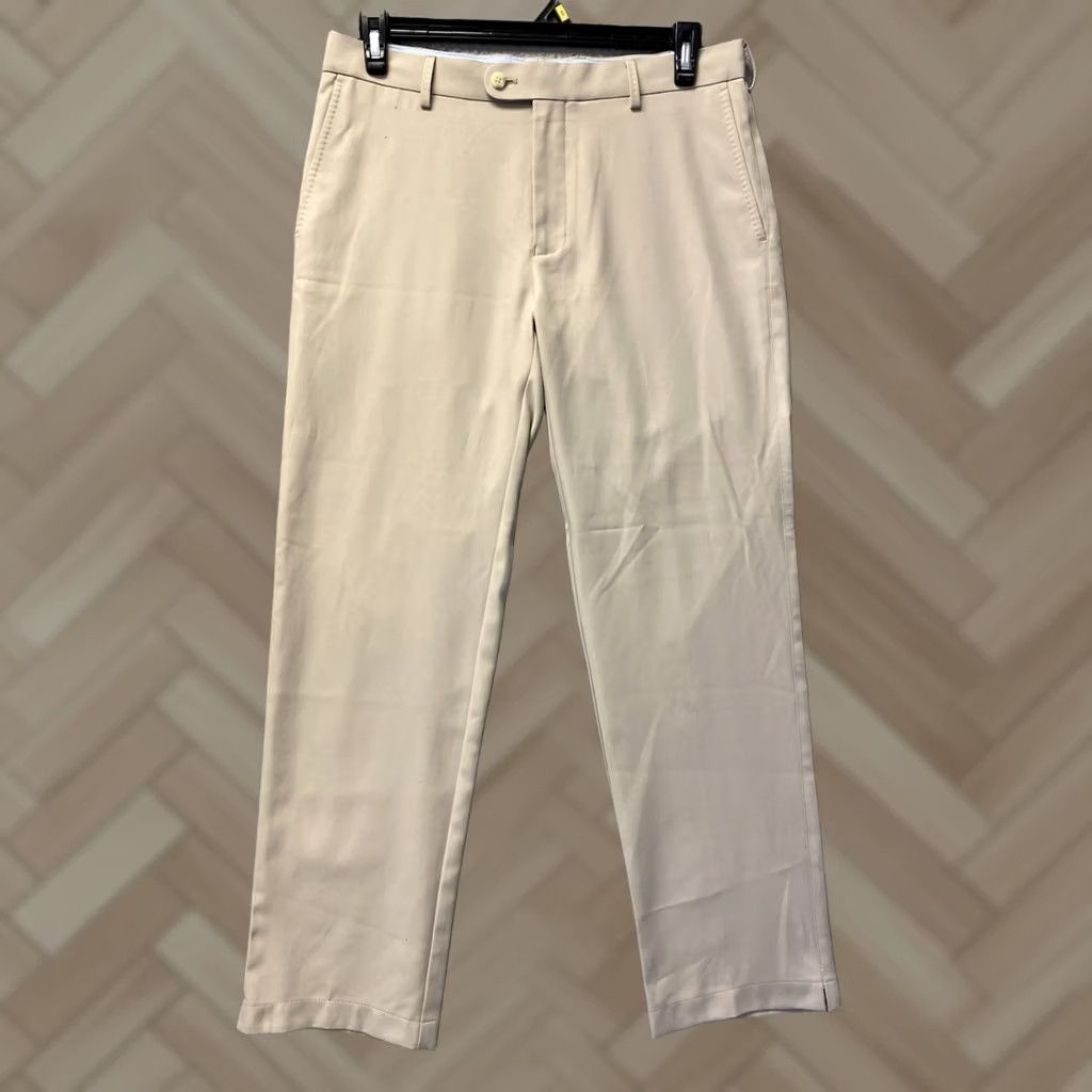 Peter Millar VINTAGE Peter Millar Crown Golf Pants Men’s 33x32 Beige Chino Straight /0757 Size US 33 - 1 Thumbnail