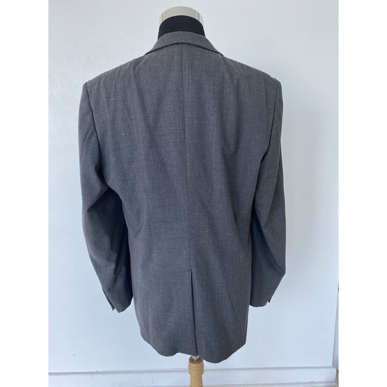 Jil Sander JIL SANDER Tailor Made Gray Sport Coat 3 Btn Center Vent 42R Size 42R - 4 Thumbnail