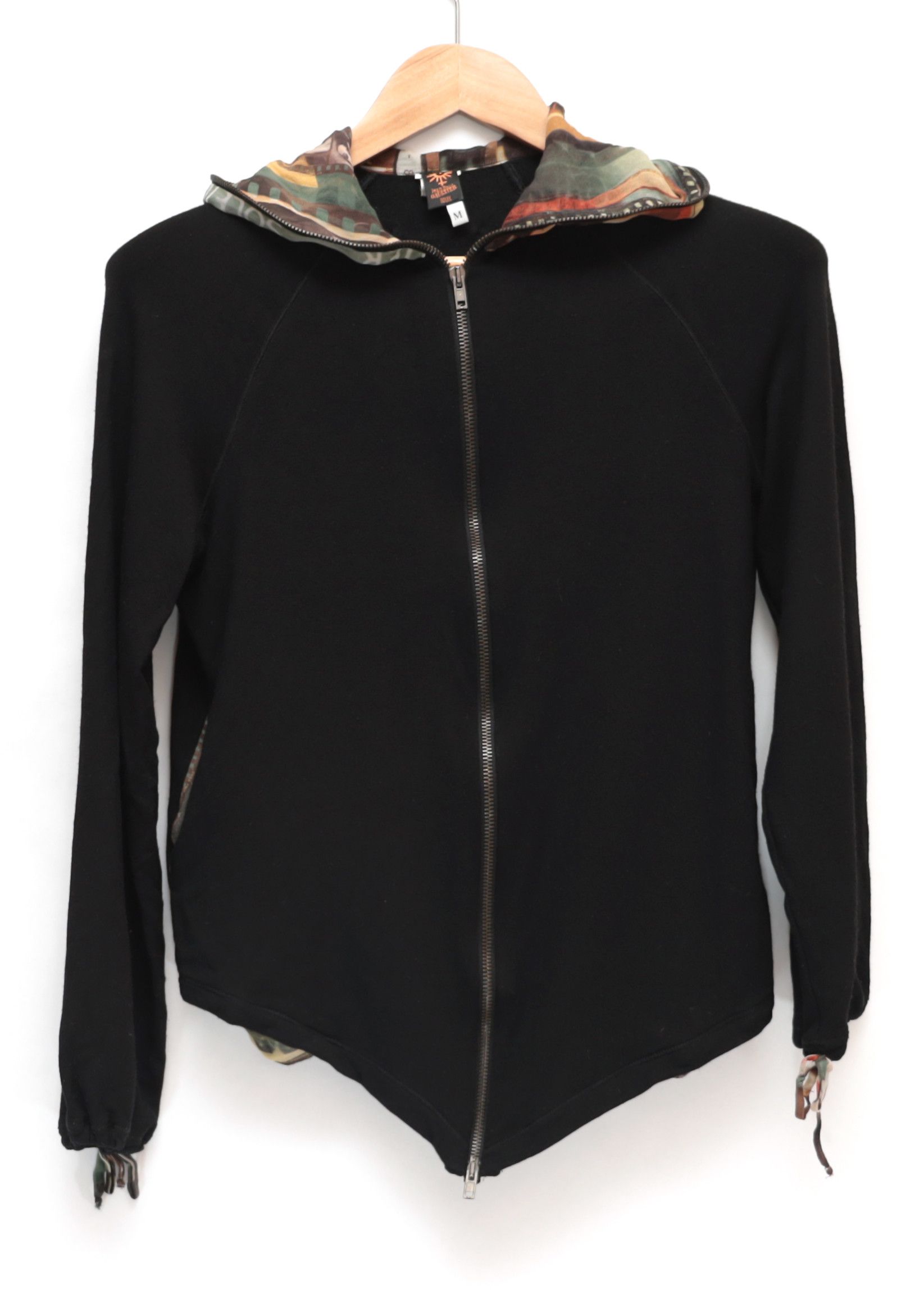 Jean Paul Gaultier Jean Paul Gaultier Vintage Black Cinema Zip Through Hoodie Size M / US 6-8 / IT 42-44 - 3 Thumbnail