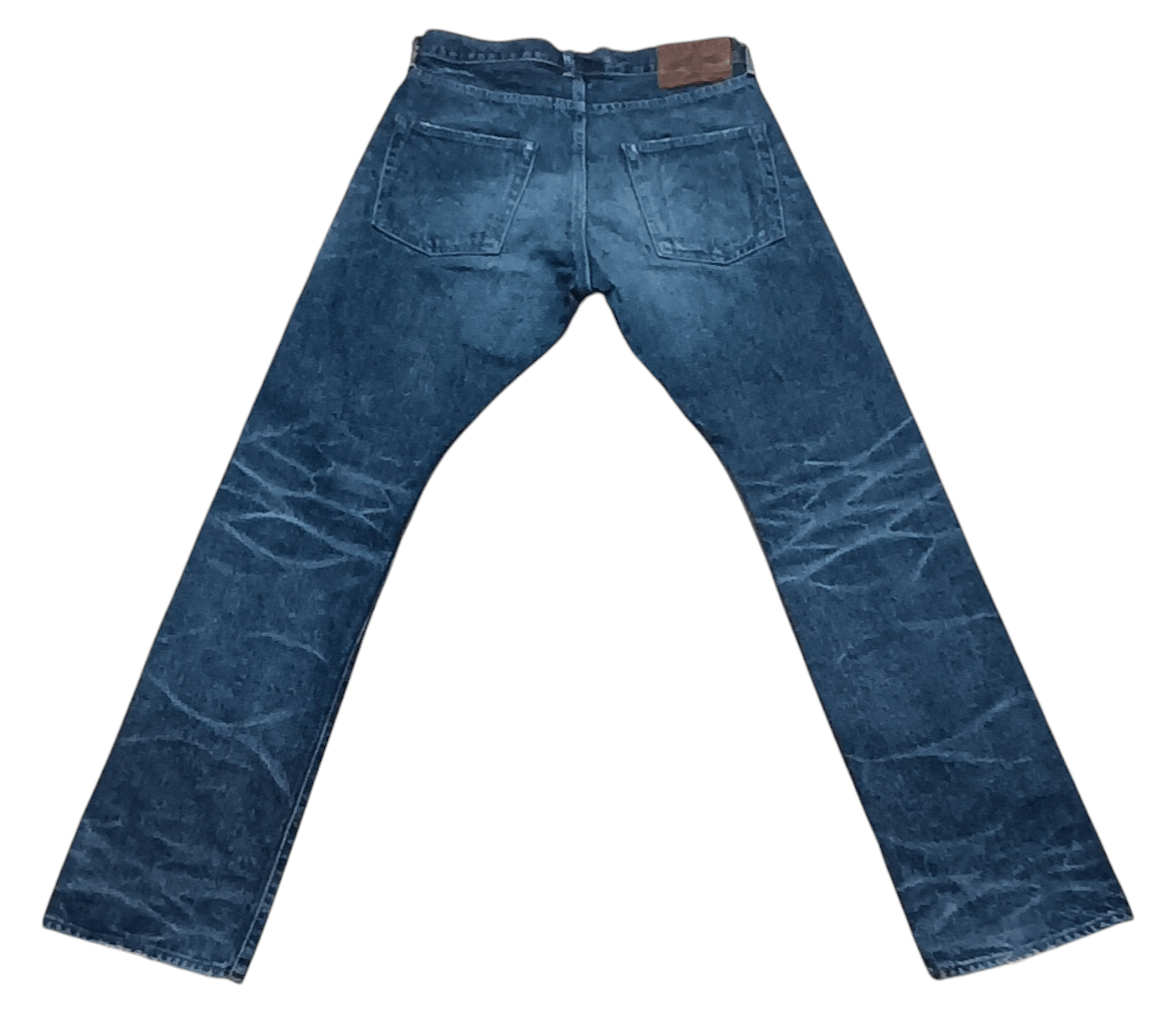 If Six Was Nine VINTAGE KNACKERED 402 HEATH JAPAN BLUE SELVEDGE 14oz DENIM Size US 32 / EU 48 - 4 Thumbnail