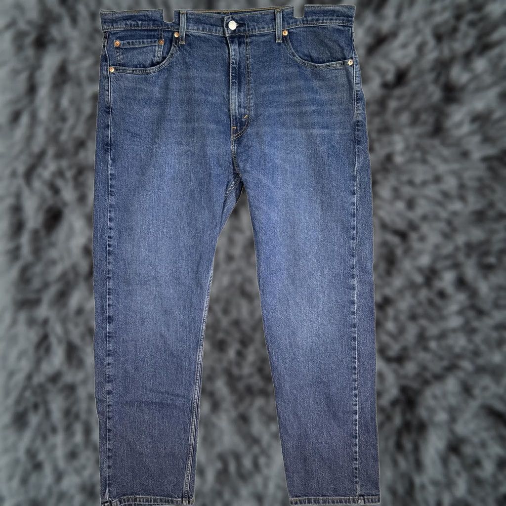 Levi's Levi'S 505 Jeans Mens 40x32 Blue Regular Fit Straight Leg Zip Fly Denim - 505 Classic - Shop Now Size US 40 / EU 56 - 1 Thumbnail