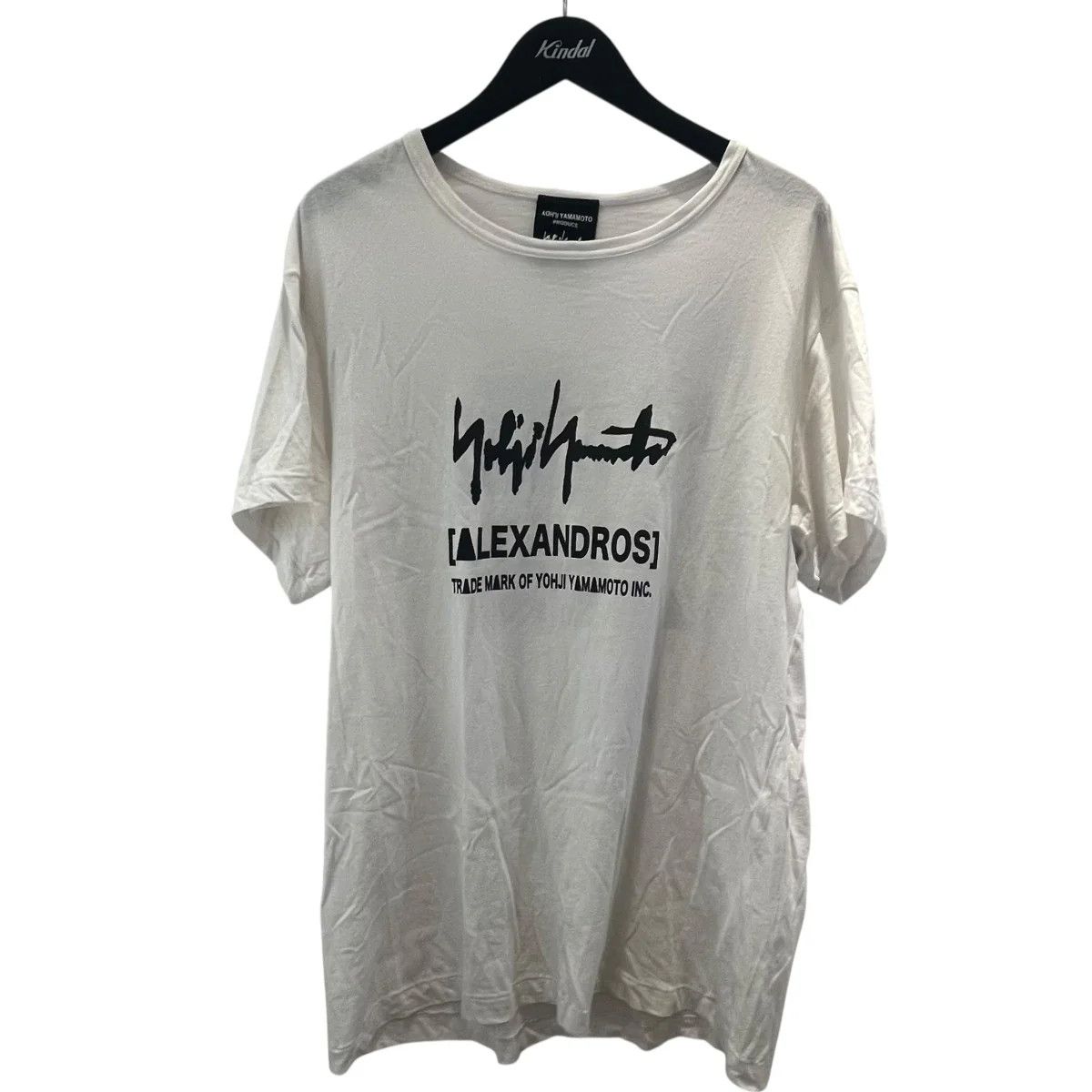 Yohji Yamamoto YOHJI YAMAMOTO // Logo print short-sleeved T-shirt Size US L / EU 52-54 / 3 - 1 Thumbnail