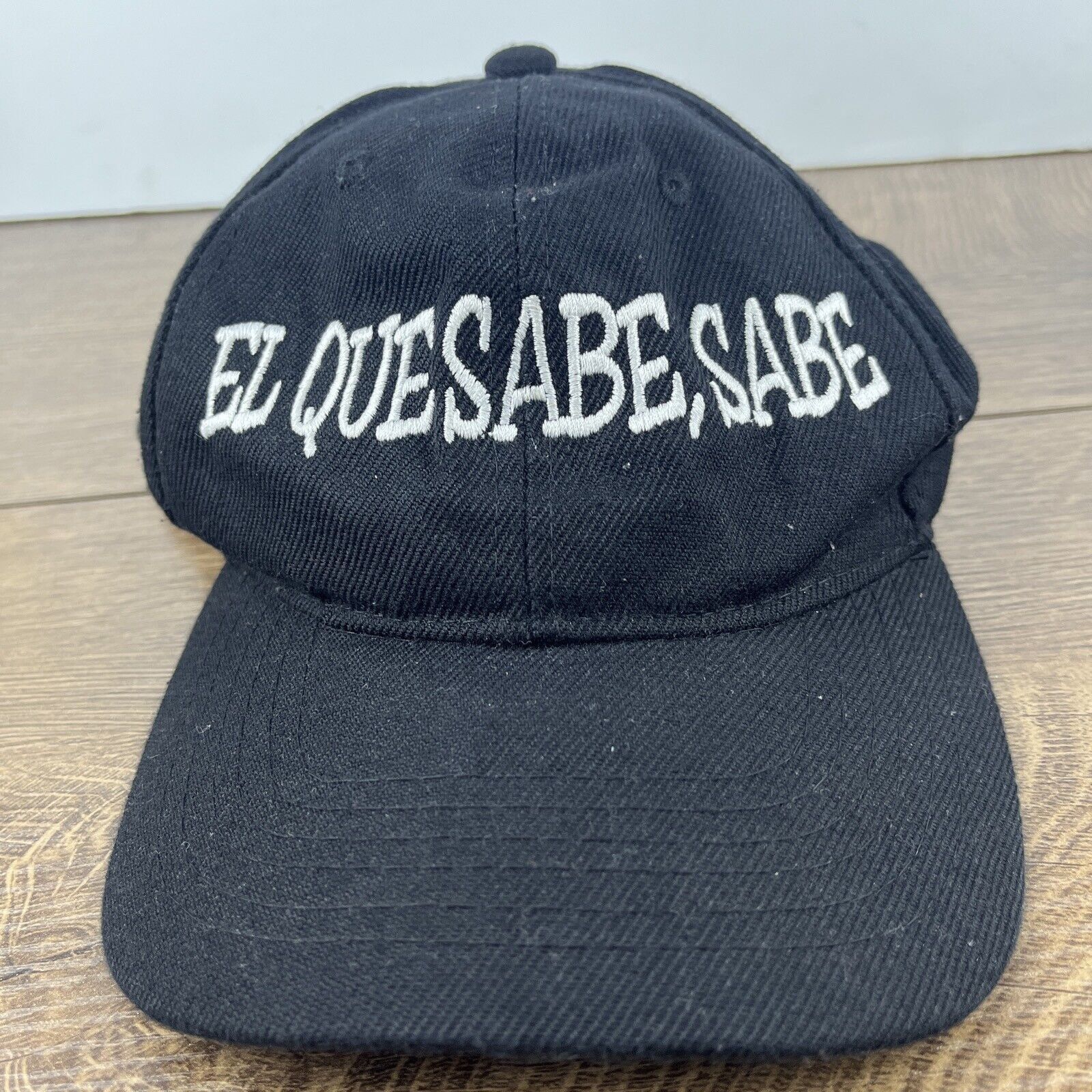 Other El Quesabe Sabe Hat Black Hat Adjustable Adult Size Hat Blac Size ONE SIZE - 4 Thumbnail