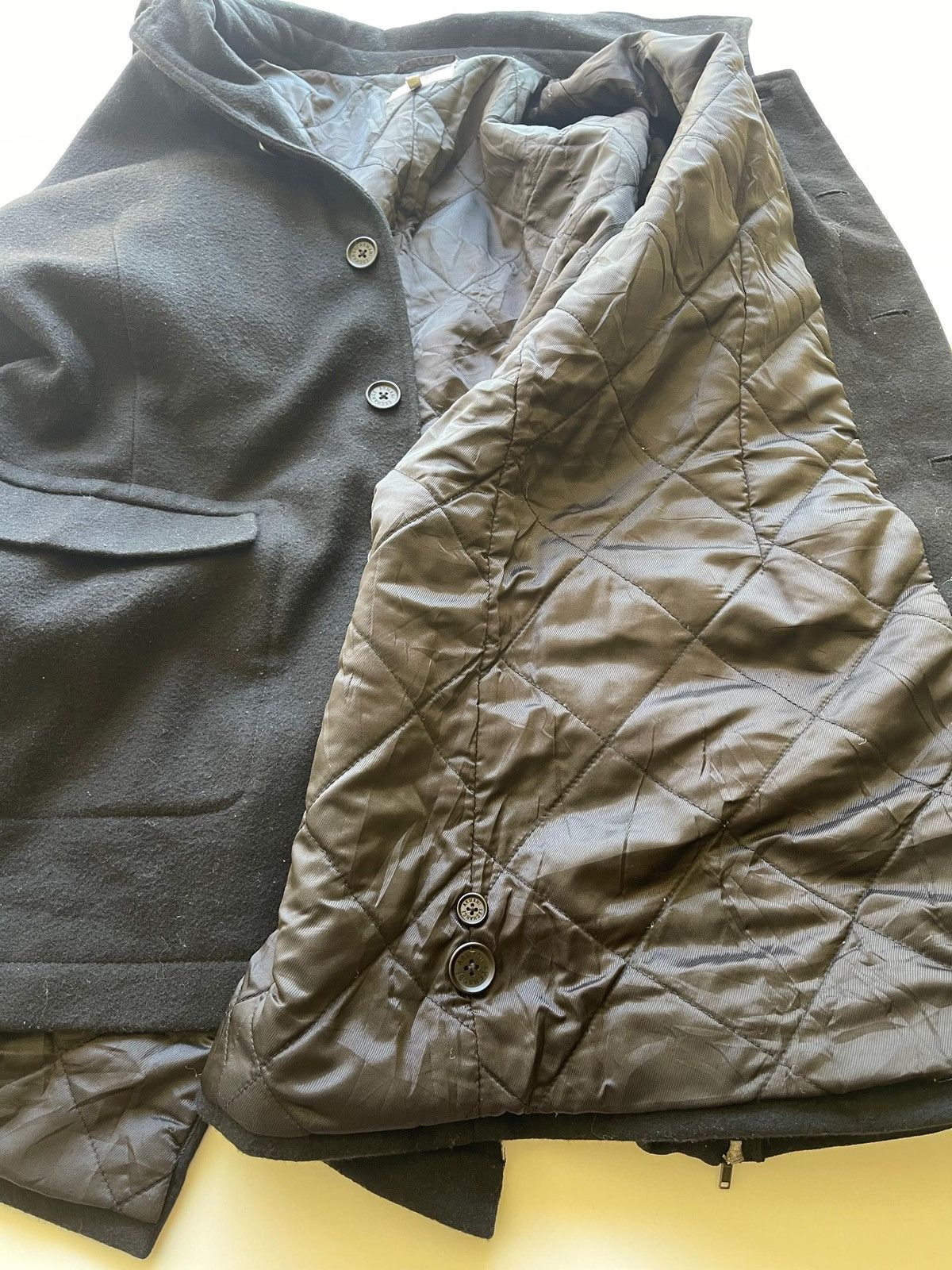 Armani Exchange Armani Exchange Wool Coat Size US XL / EU 56 / 4 - 8 Thumbnail