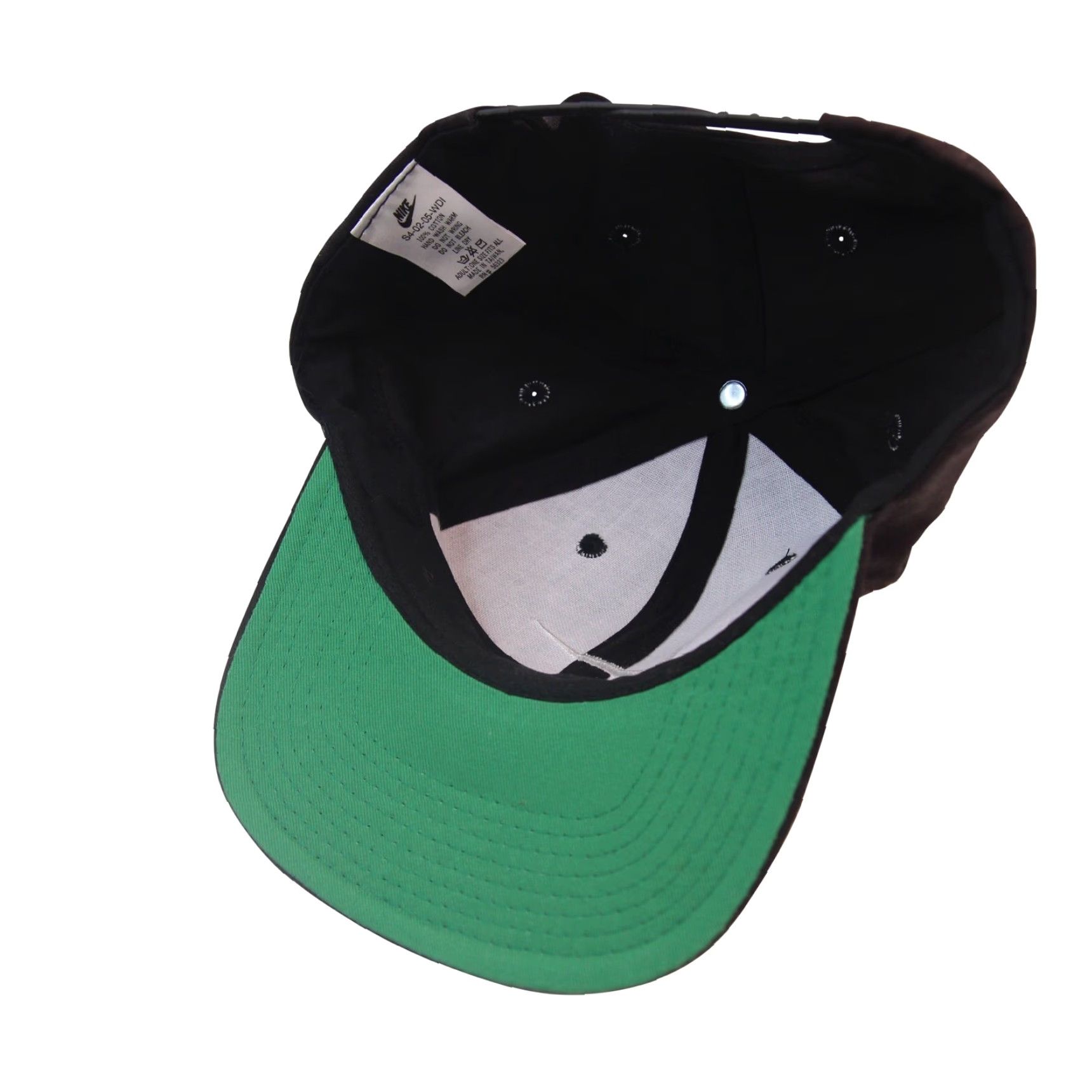 Nike Vintage Nike Swoosh Snapback Cap 90s Black Cap Mens OS Snapback 90s Nike Swoosh Black Mens OS Size ONE SIZE - 6 Thumbnail