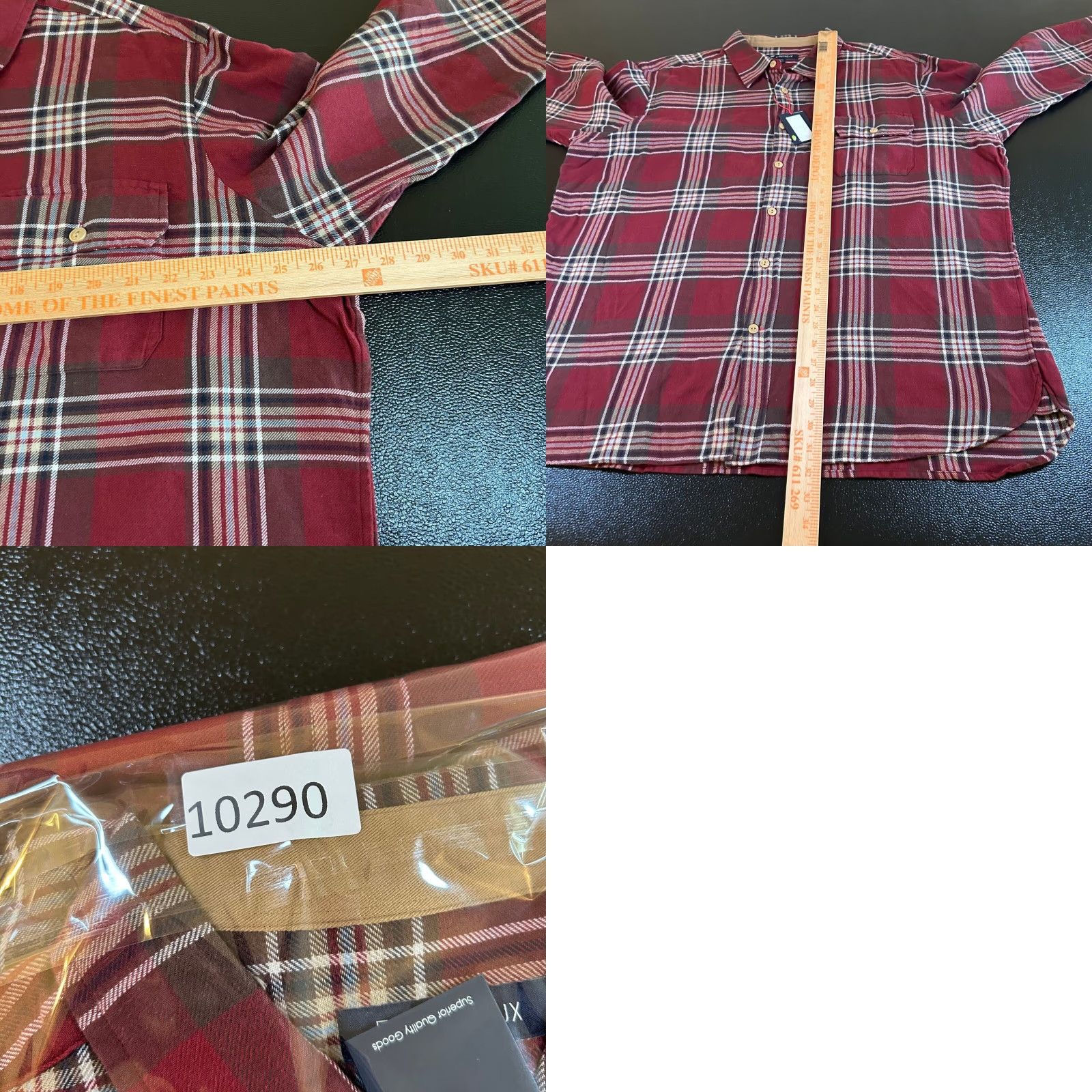 Cremieux Cremieux Flannel Shirt Plaid Button-Up Long Sleeve Casual Red Mens XXL 2XL NWT Size US XXL / EU 58 / 5 - 8 Thumbnail