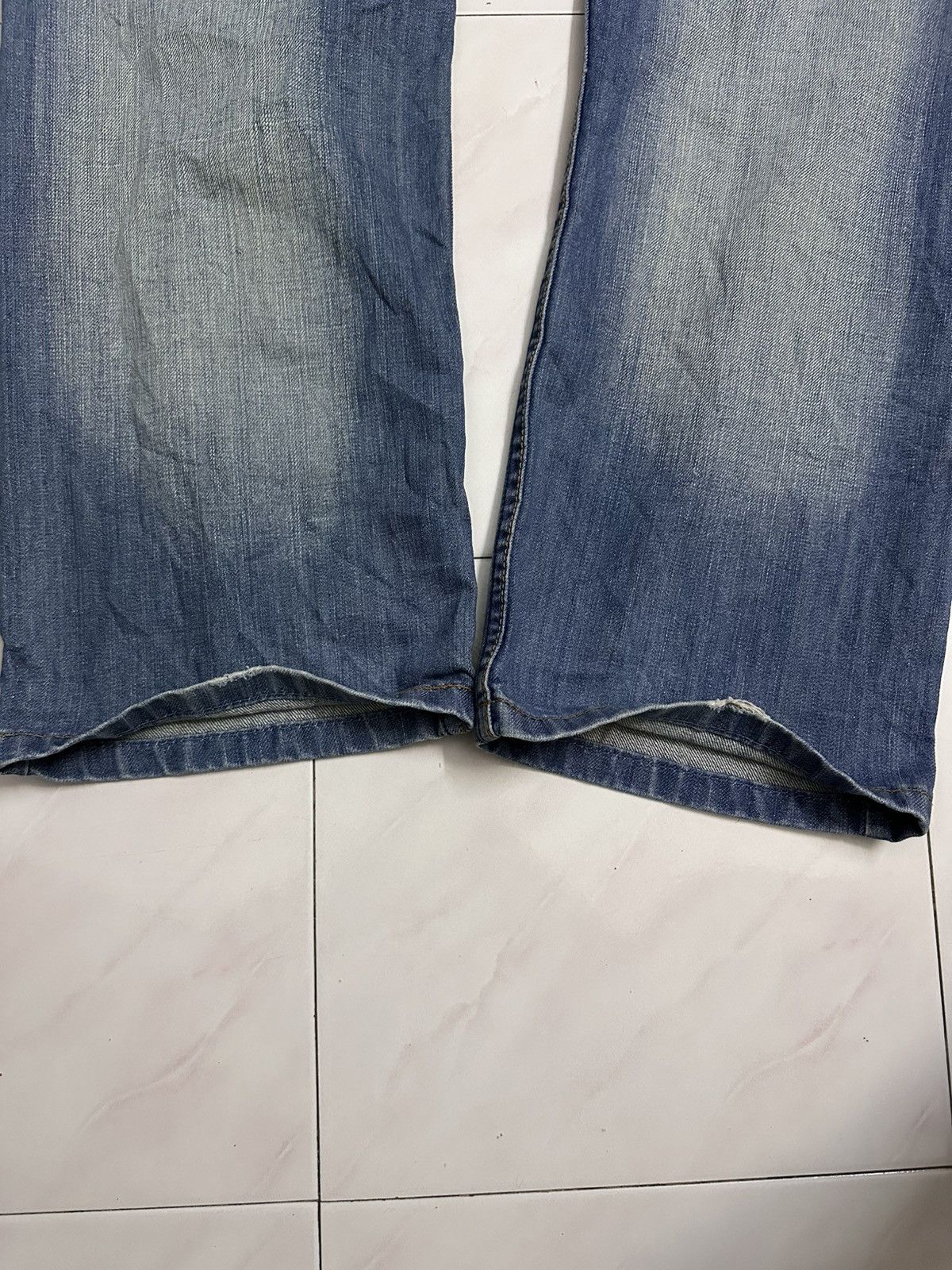 Rick Owens 2000 Emporio Armani Baggy Embroidered Y2K Goa Lgb Jnco Jeans Size US 38 / EU 54 - 13 Thumbnail
