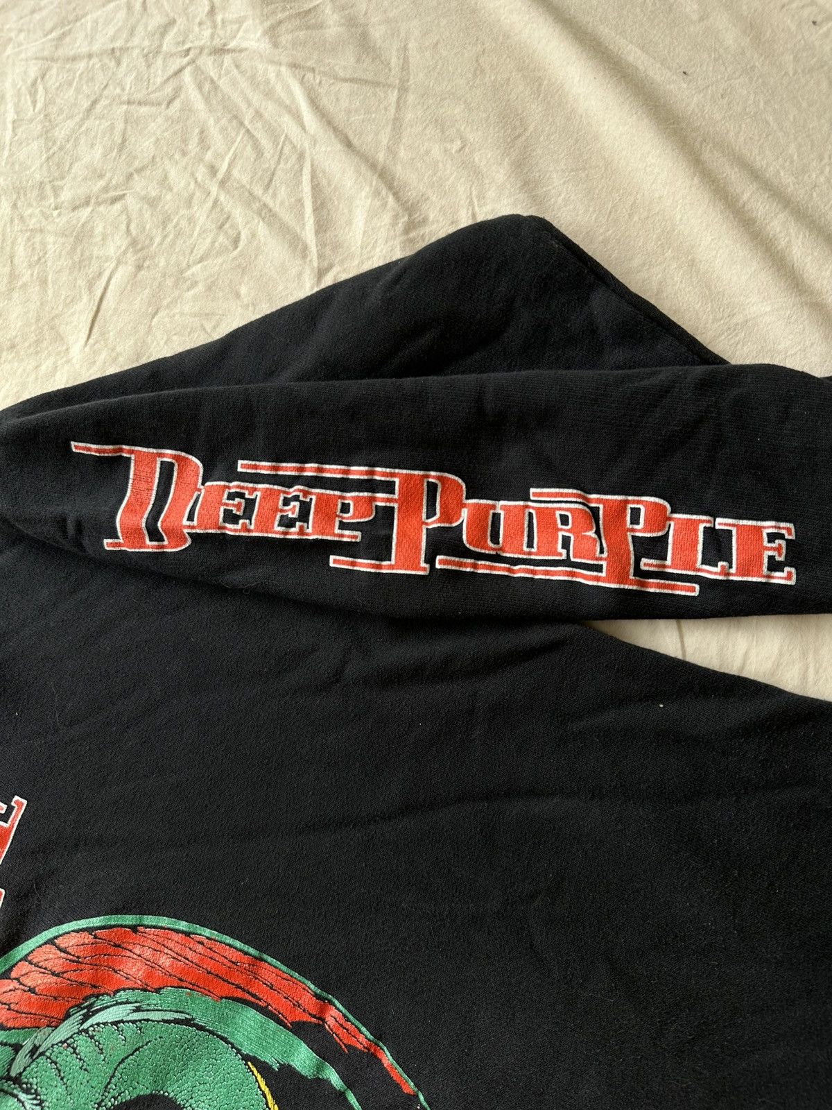 Band Tees Deep Purple vintage 1993-1994 hoodie Size US L / EU 52-54 / 3 - 4 Thumbnail