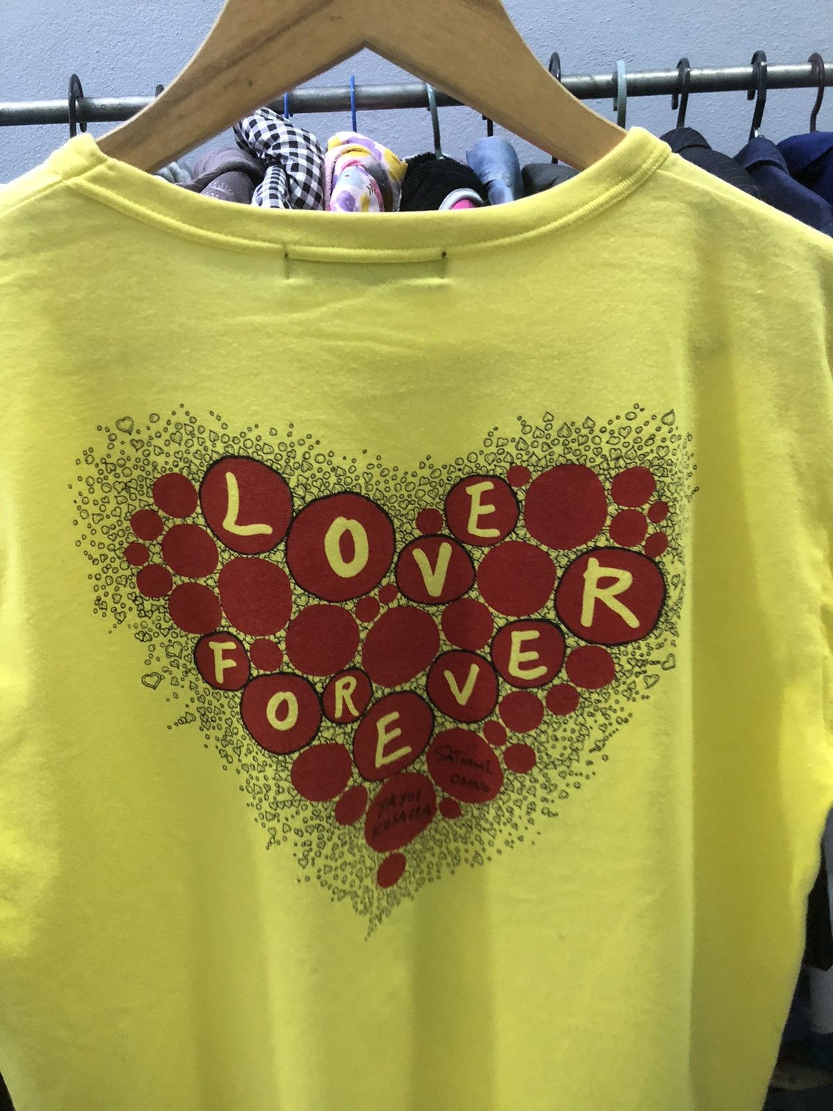 Japanese Brand × Takashi Murakami × Yayoi Kusama Vintage 24 Hours Television Yayoi Kusama Love Forever Shirt Size US S / EU 44-46 / 1 - 13 Thumbnail