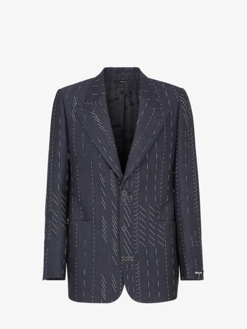 Fendi o1s1wg110225 Jacket in Black Size US M / EU 48-50 / 2 - 1 Preview