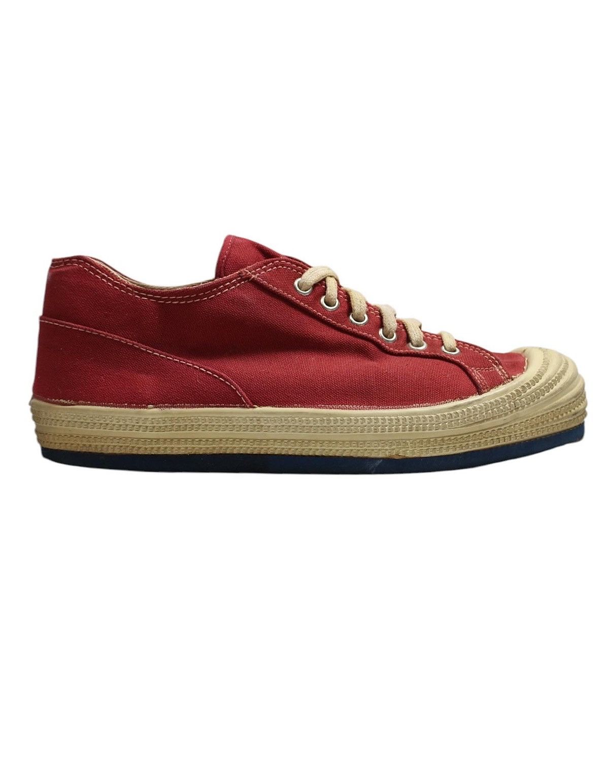 Vintage 1970S VULKAN HEAVY CANVAS SHOES Size US 8.5 / EU 41-42 - 2 Thumbnail