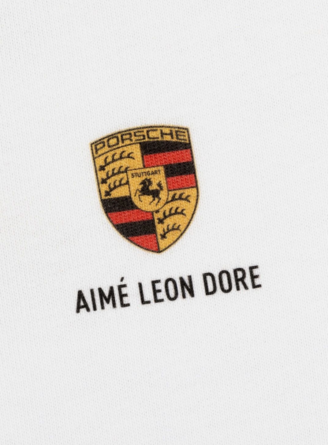 Aime Leon Dore × Porsche Design Aime Leon Dore ALD / Porsche Fleet Tee XL Bright White Size US XL / EU 56 / 4 - 4 Thumbnail