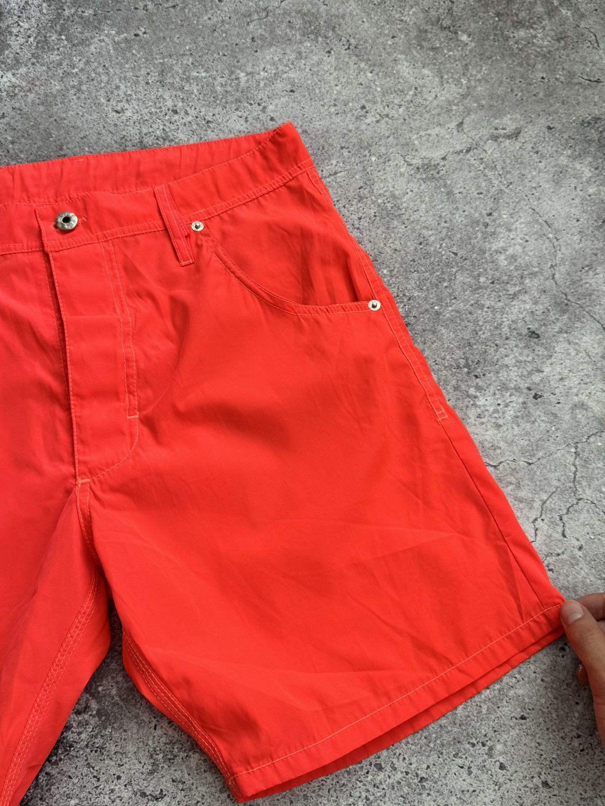 Diesel × Vintage Vintage Diesel orange beachwear nylon short Size US 32 / EU 48 - 3 Thumbnail