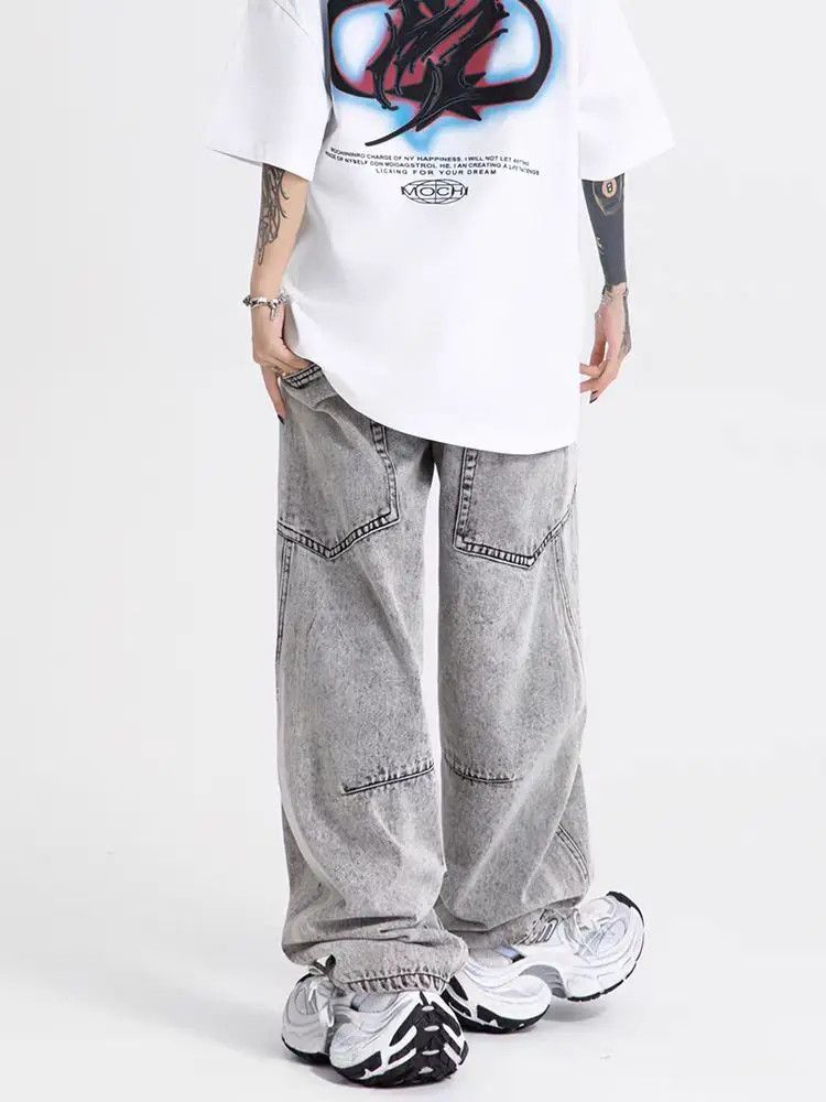Designer × Japanese Brand Hip Hop Streetwear Designer Loose Casual Pants Size US 32 / EU 48 - 3 Thumbnail