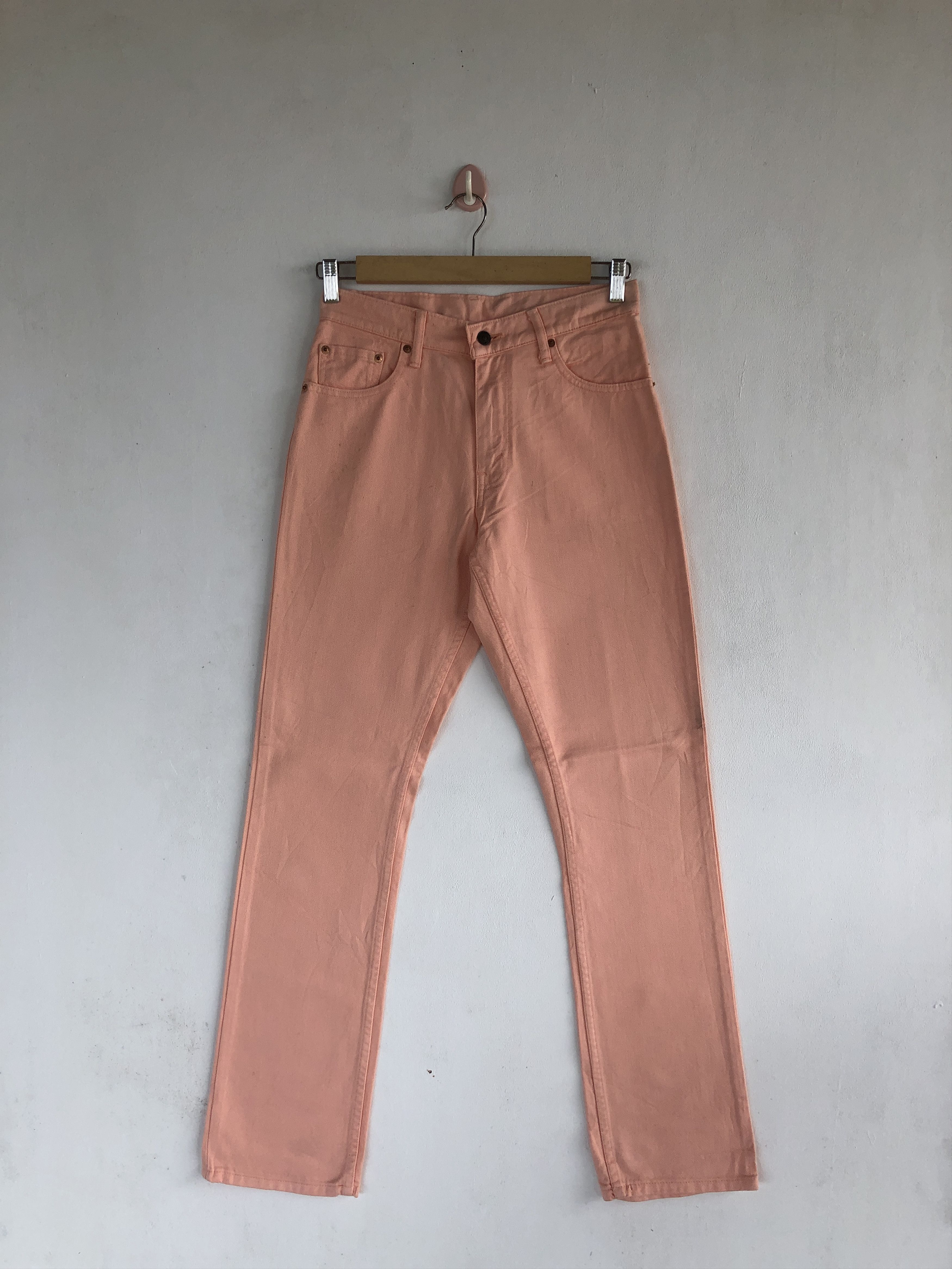 Levi's RARE Vintage Levis 554 Jeans Pink Levi's 554 Denim Pants Size 26" / US 2 / IT 38 - 1 Thumbnail